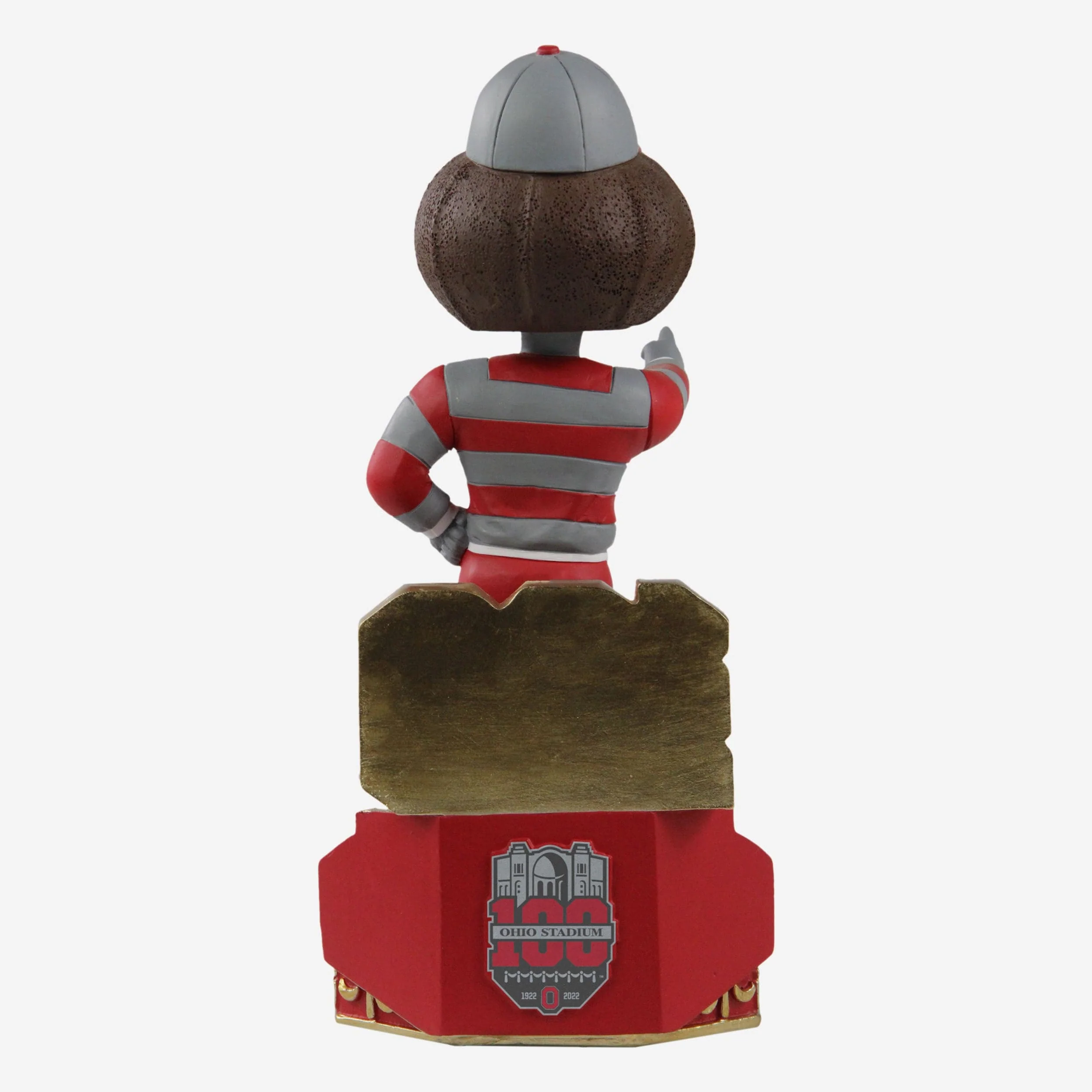 Brutus Buckeye Ohio State Buckeyes Stadium 100th Anniversary Mascot Variant Bobblehead - Image 5