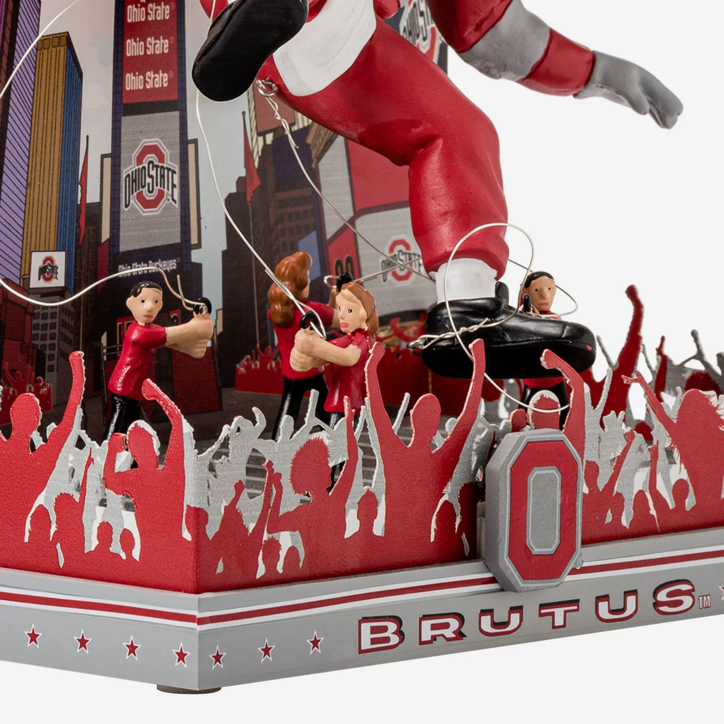 Brutus Buckeye Ohio State Buckeyes Thanksgiving Mascot Bobblehead - Image 3