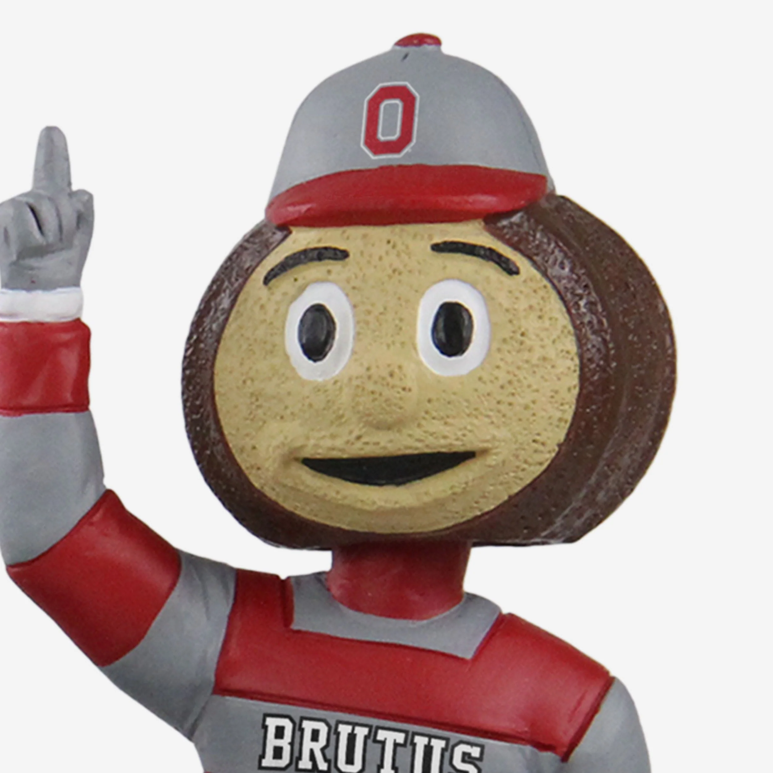 Brutus Buckeye Ohio State Buckeyes Then And Now Bobblehead - Image 2