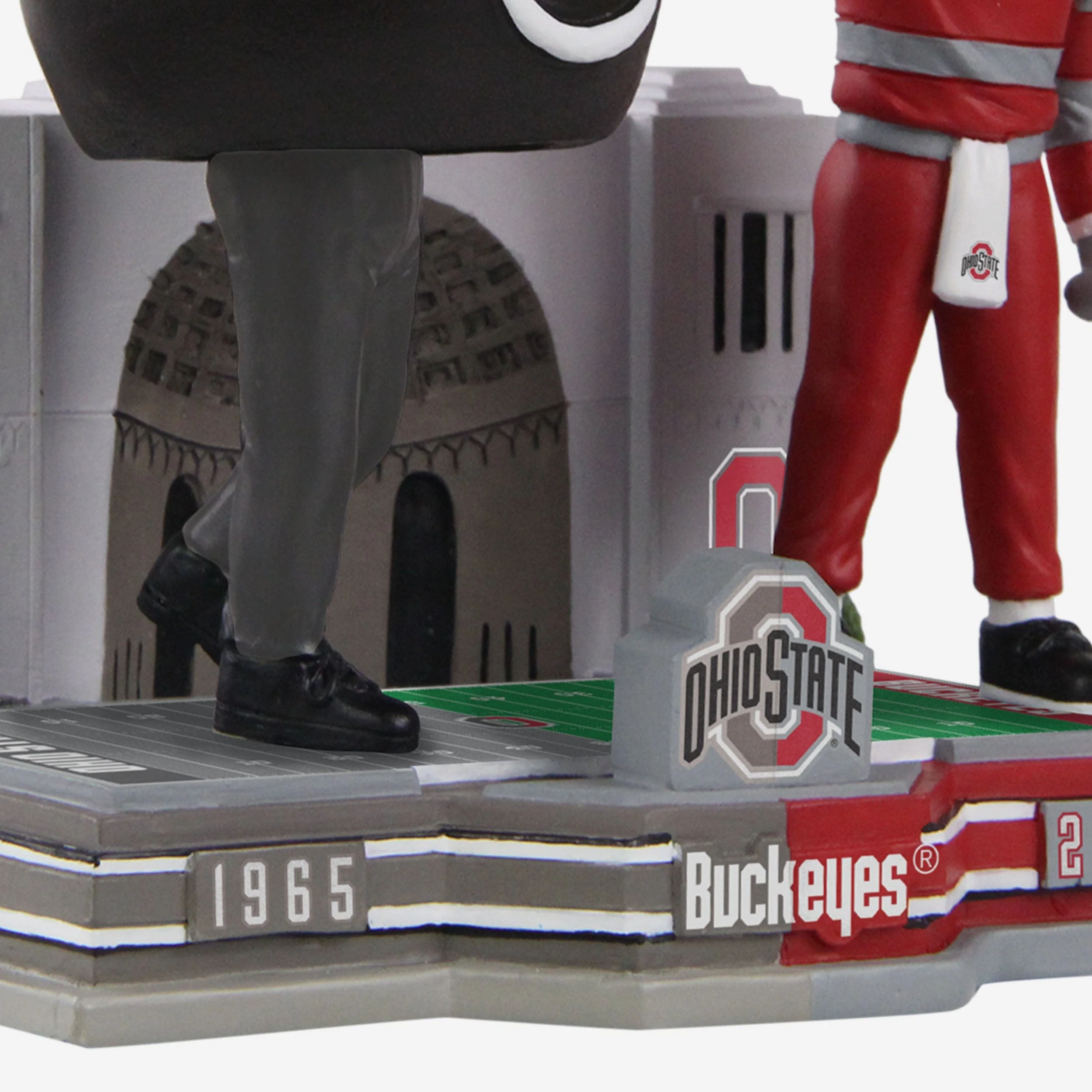 Brutus Buckeye Ohio State Buckeyes Then And Now Bobblehead - Image 3