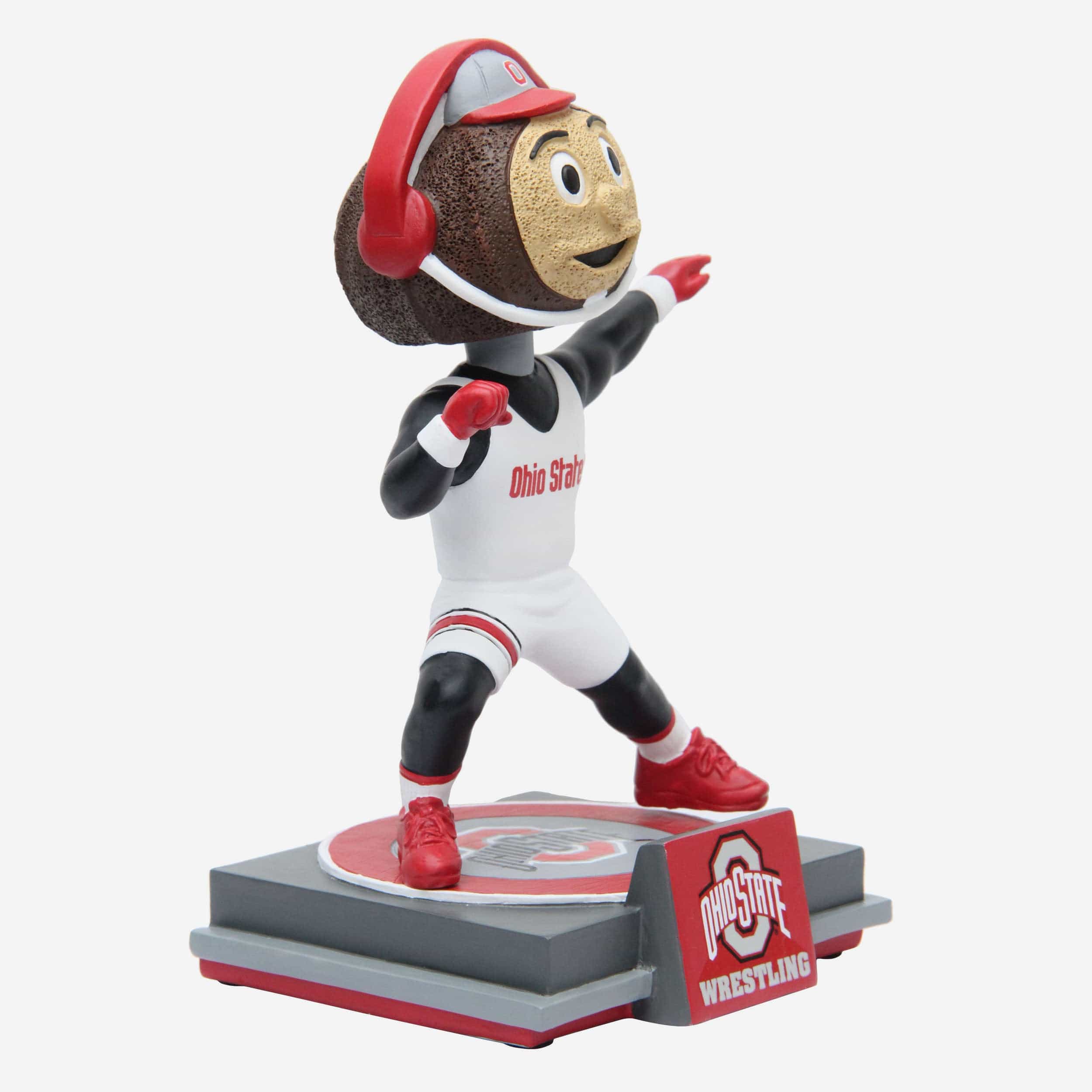 Brutus Buckeye Ohio State Buckeyes Wrestling Mascot Bobblehead - Image 4