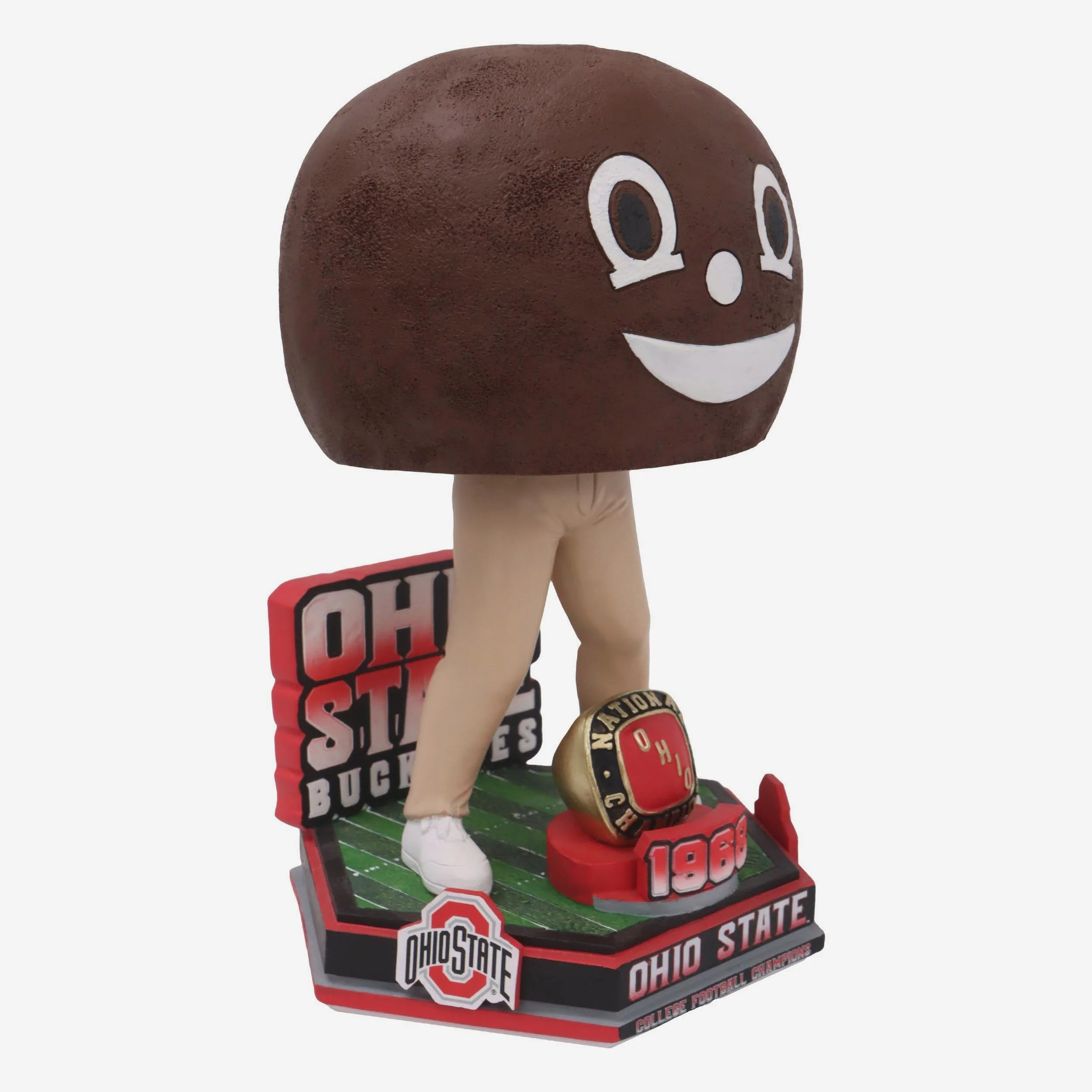 Brutus Buckeye Ohio State Football National Champions 1968 Decades Of Excellence Bobblehead - Image 4