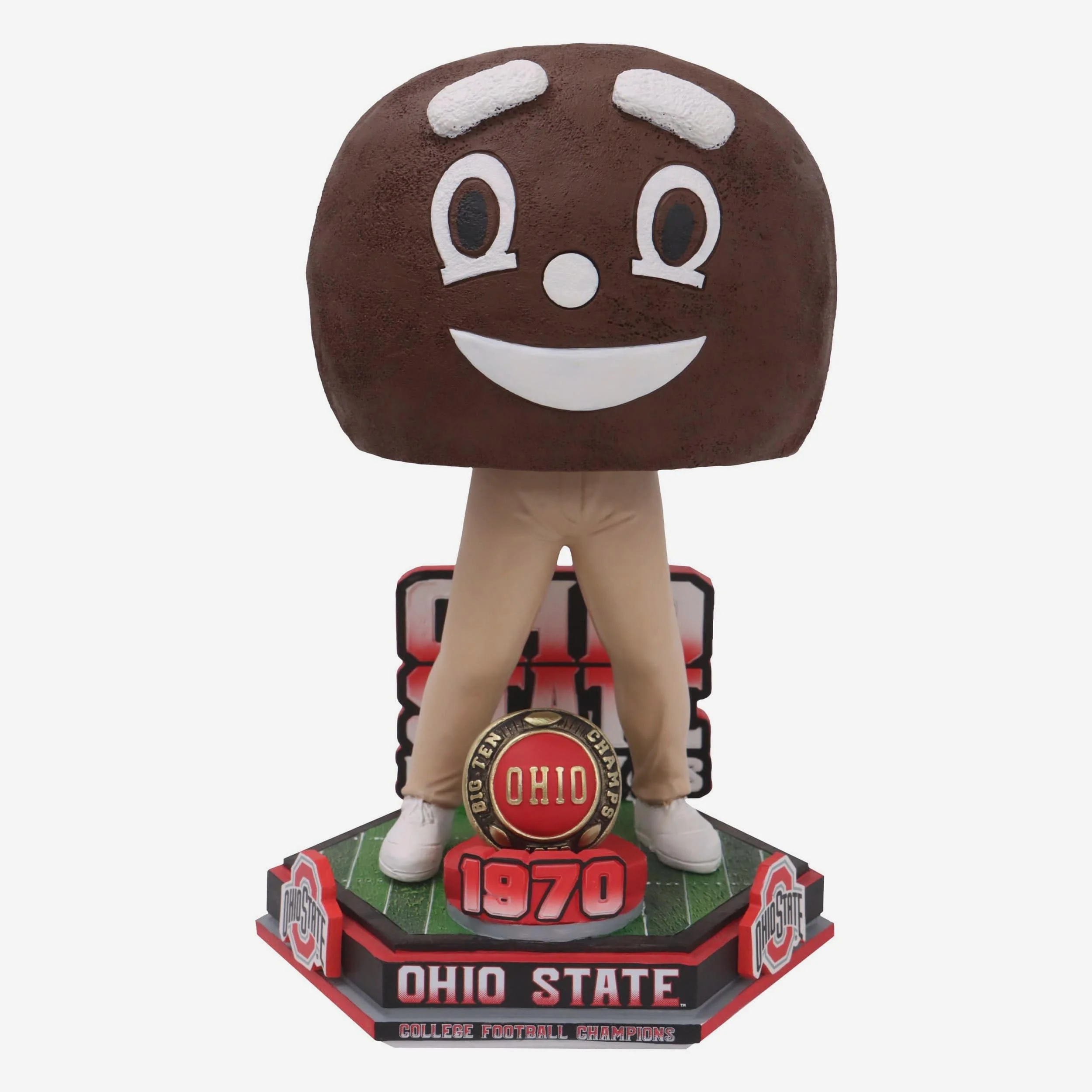 Brutus Buckeye Ohio State Football National Champions 1970 Decades Of Excellence Bobblehead