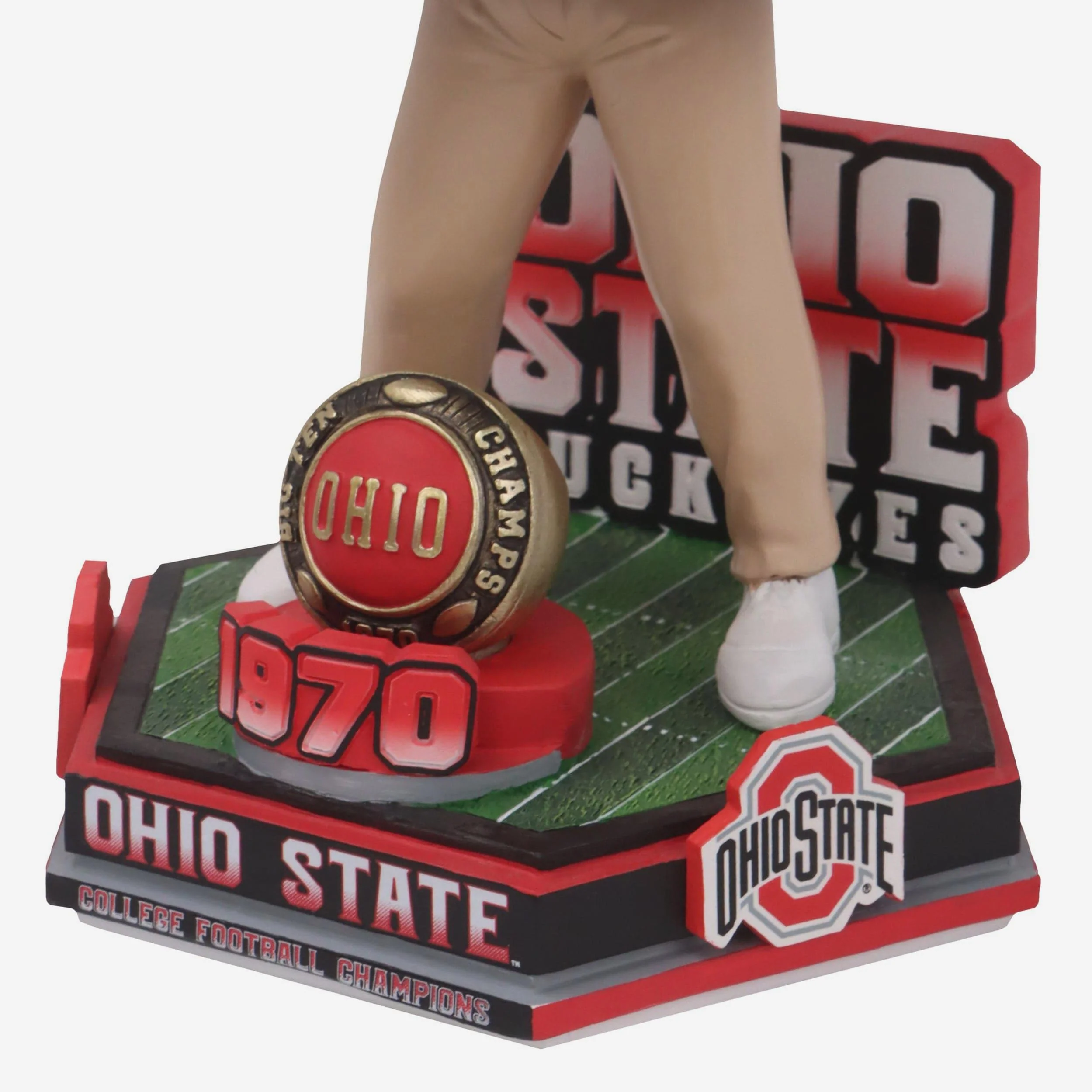 Brutus Buckeye Ohio State Football National Champions 1970 Decades Of Excellence Bobblehead - Image 3