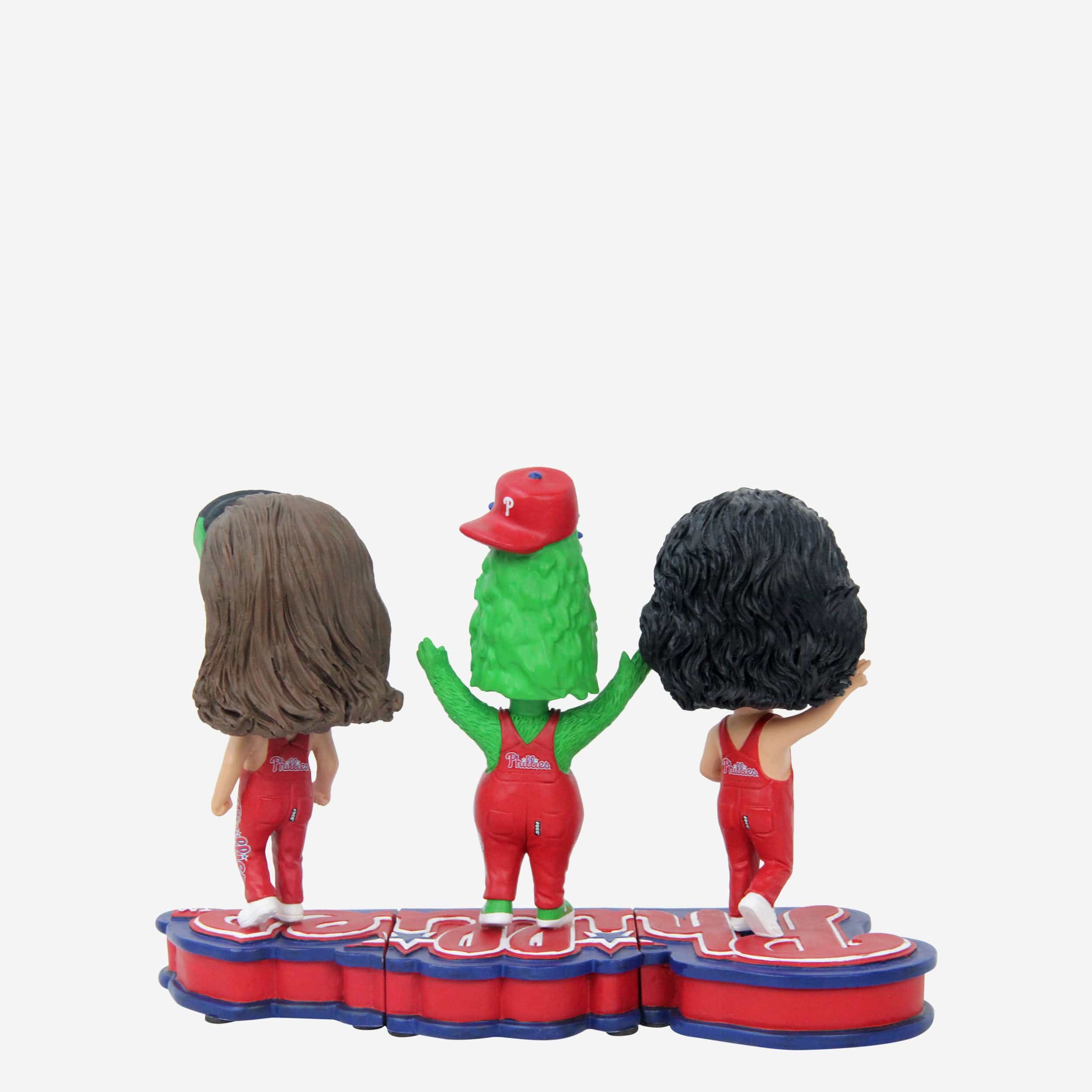 Bryce Harper & Garrett Stubbs & Phillie Phanatic Philadelphia Phillies Bib Overalls Connecting Base 3 Pack Mini Bighead Set - Image 7