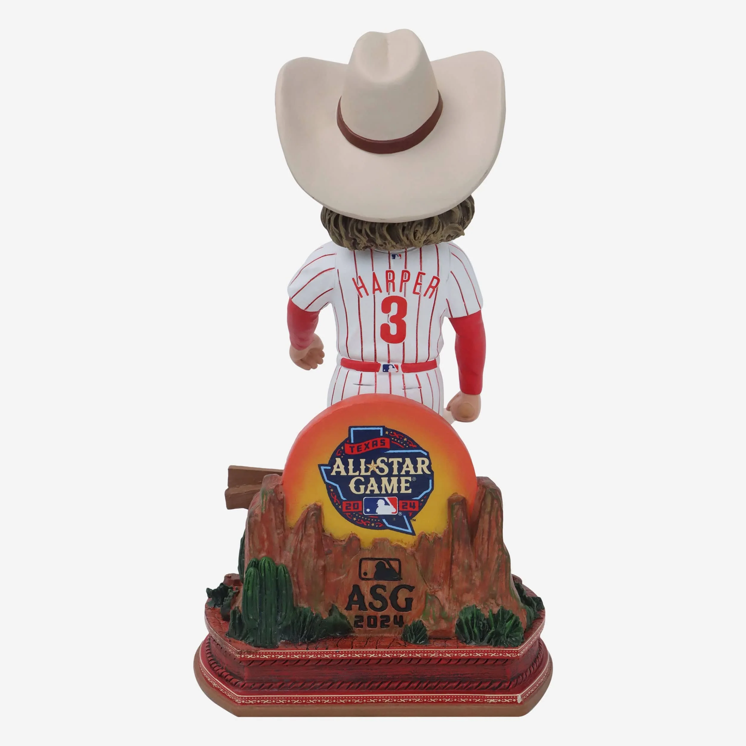 Bryce Harper Philadelphia Phillies 2024 All-Star Cowboy Bobblehead - Image 5