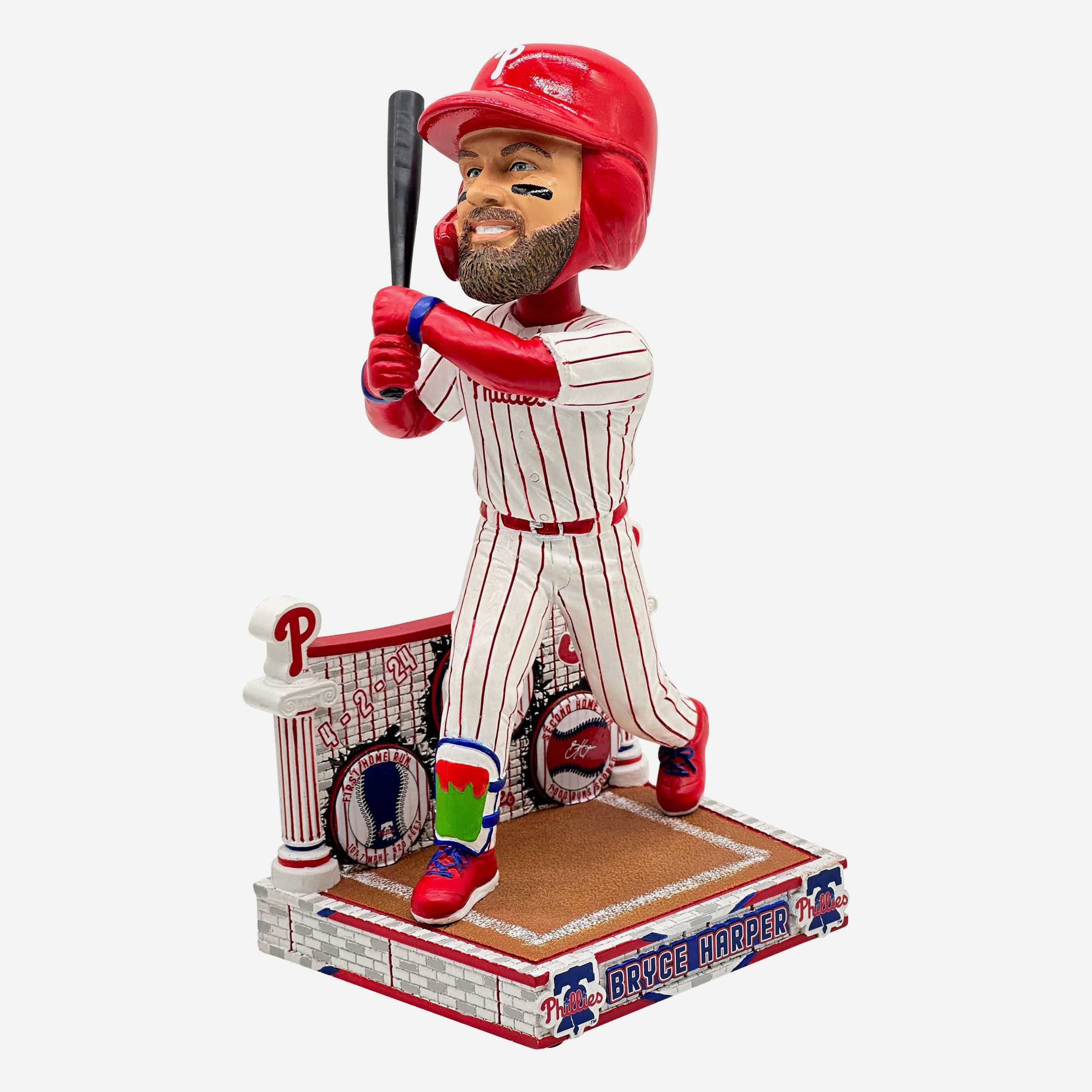 Bryce Harper Philadelphia Phillies 3 Home Run Game & 1000 Runs Milestone Bobblehead - Image 4