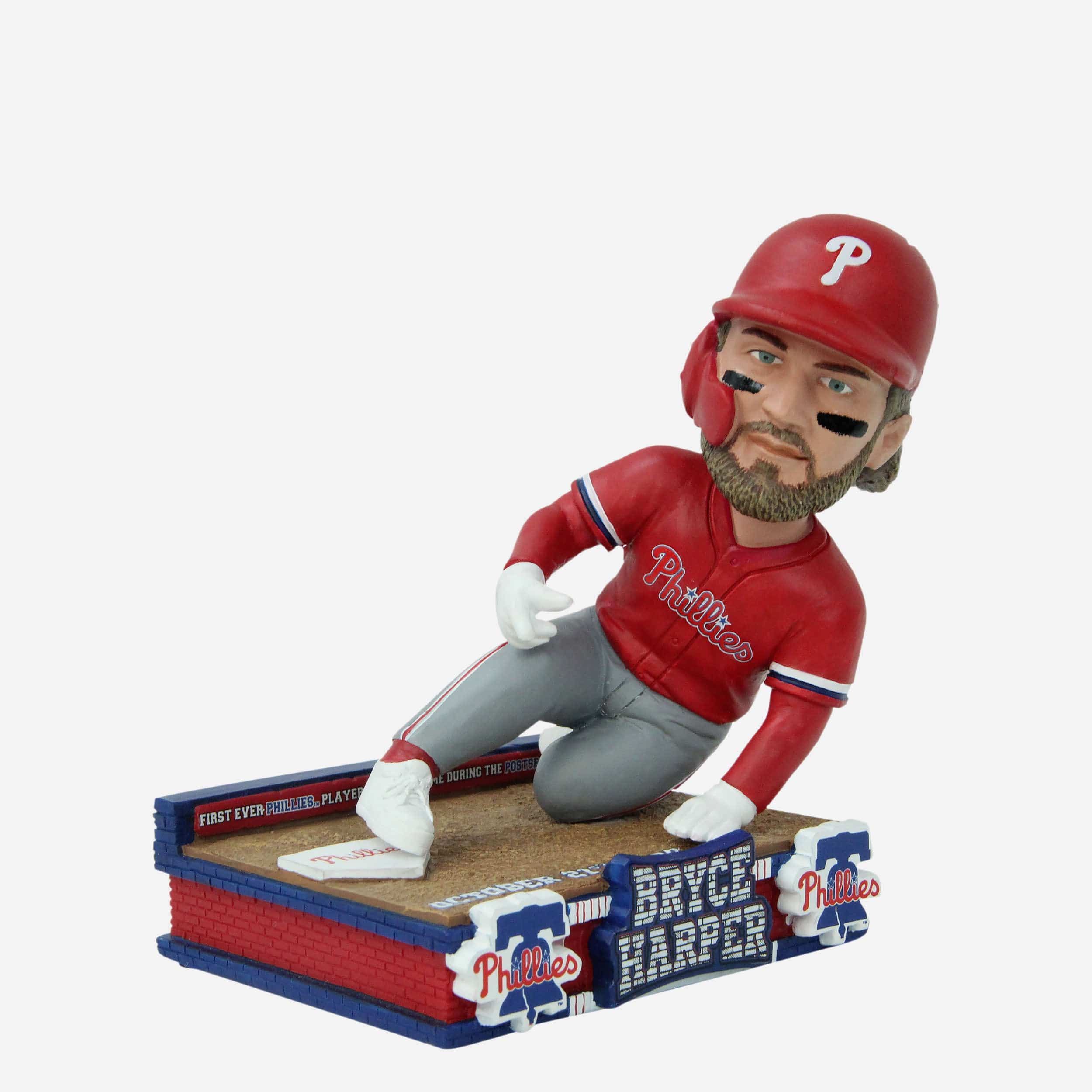 Bryce Harper Philadelphia Phillies First Ever Phillie to Steal Home During the Postseason Bobblehead - Image 4