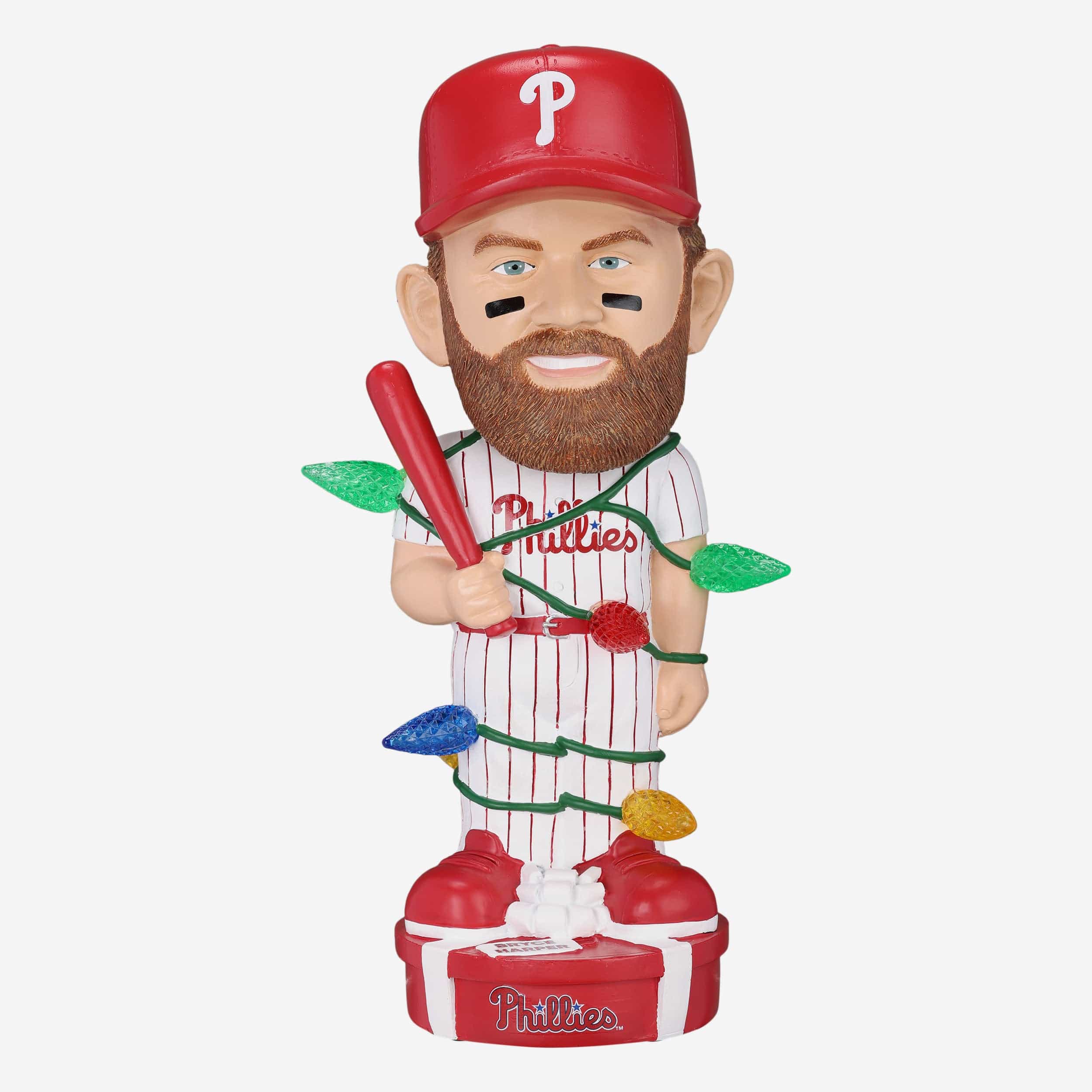 Bryce Harper Philadelphia Phillies Holiday Lights Bobblehead