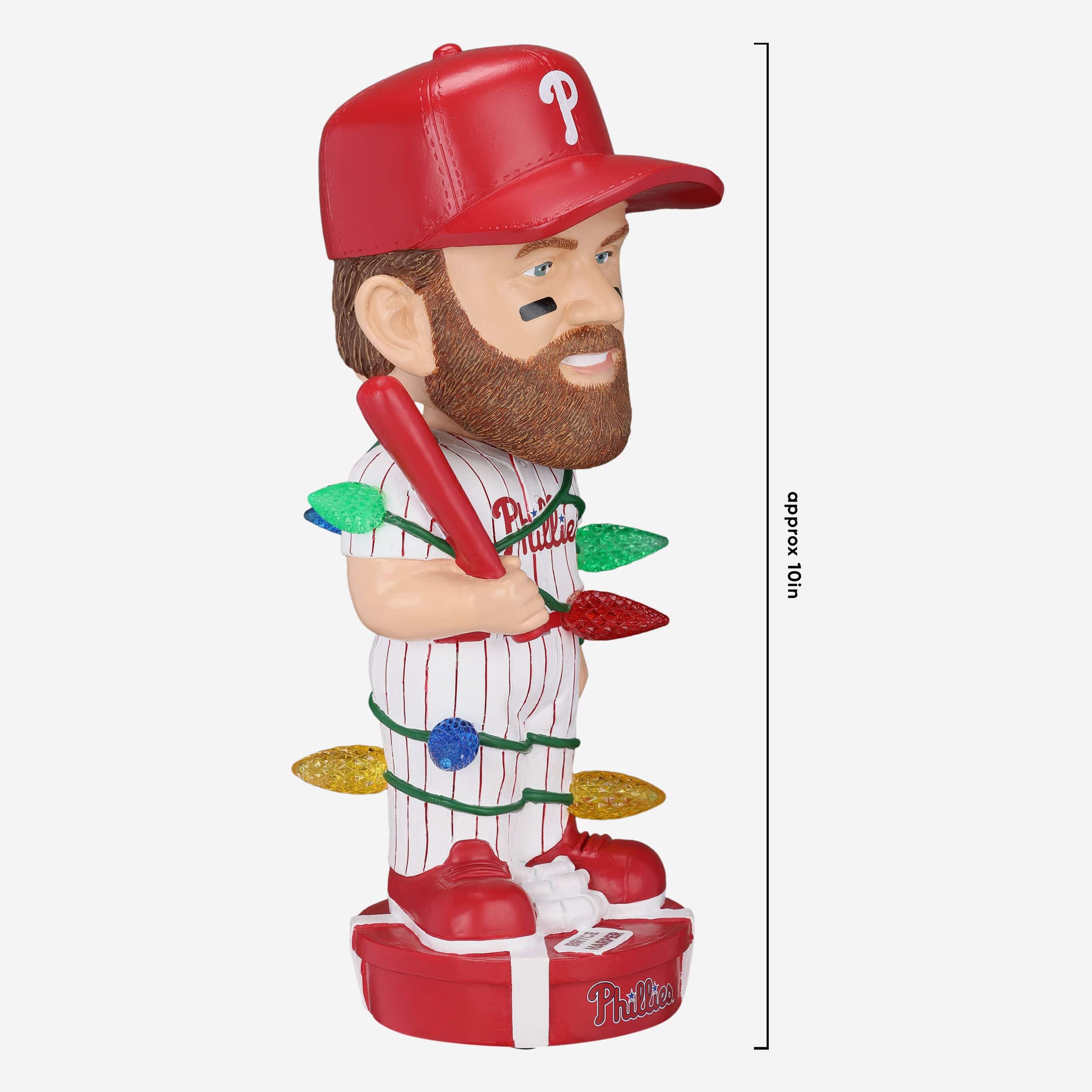 Bryce Harper Philadelphia Phillies Holiday Lights Bobblehead - Image 5
