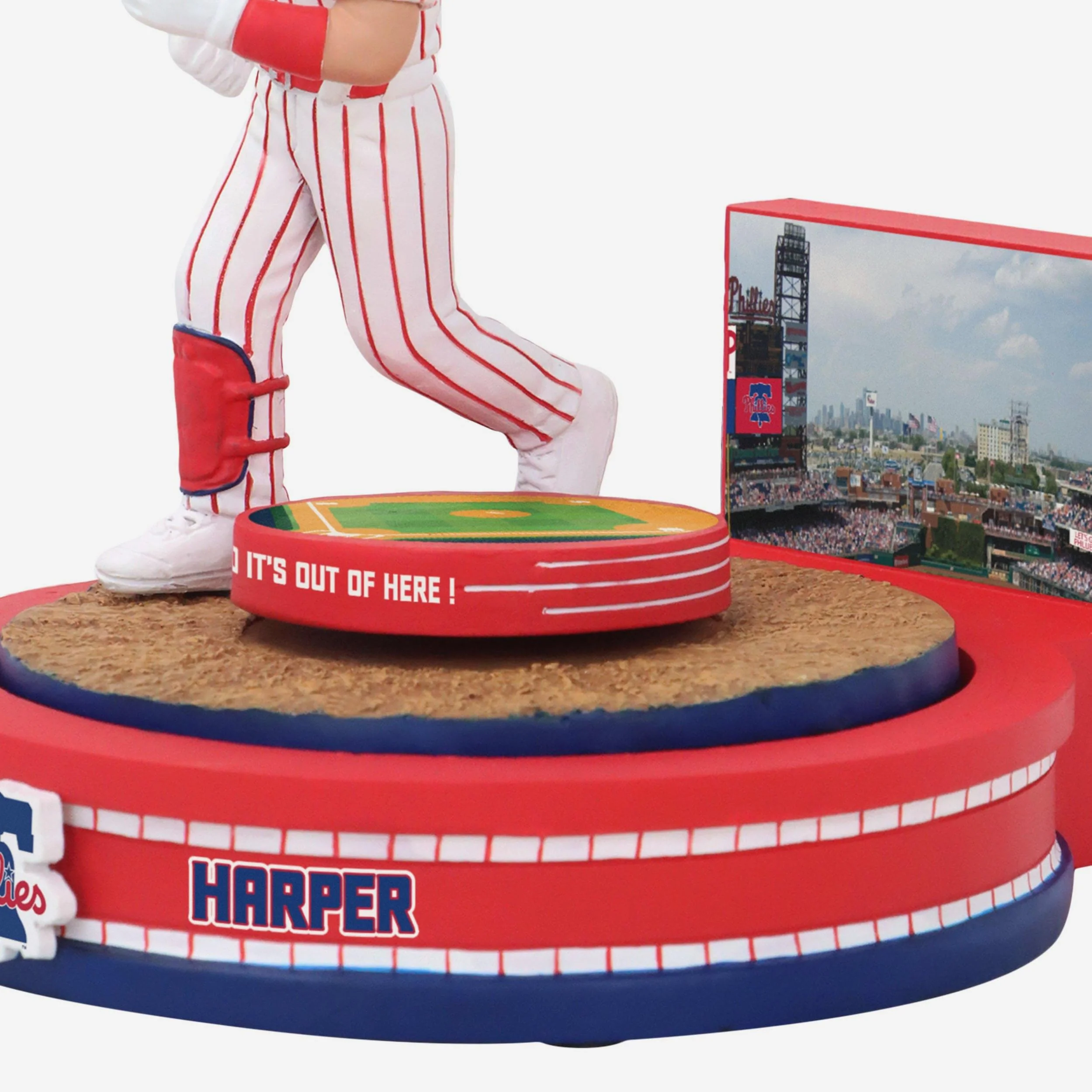 Bryce Harper Philadelphia Phillies Home Run Spinner Mini Bobble Scene - Image 4