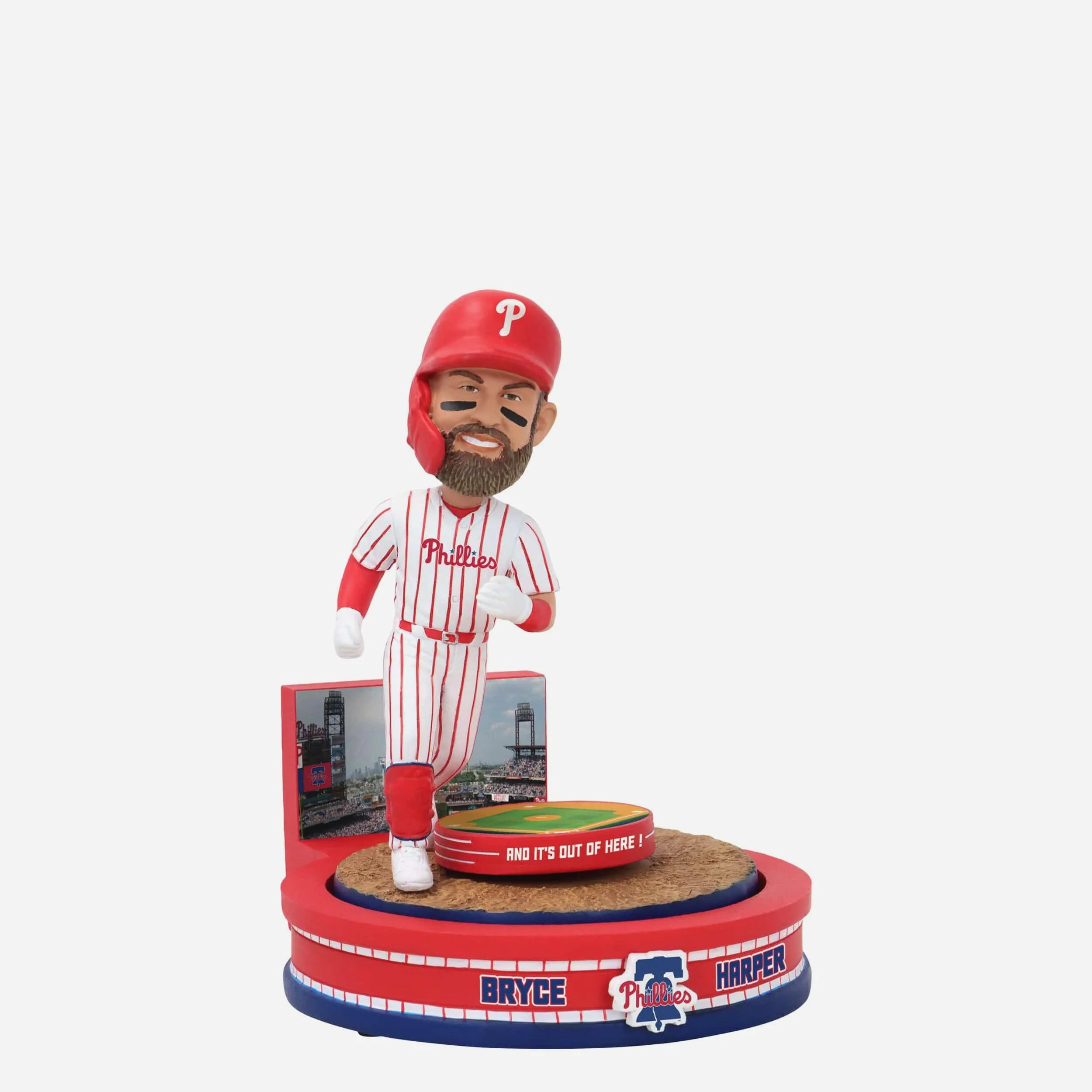 Bryce Harper Philadelphia Phillies Home Run Spinner Mini Bobble Scene - Image 5