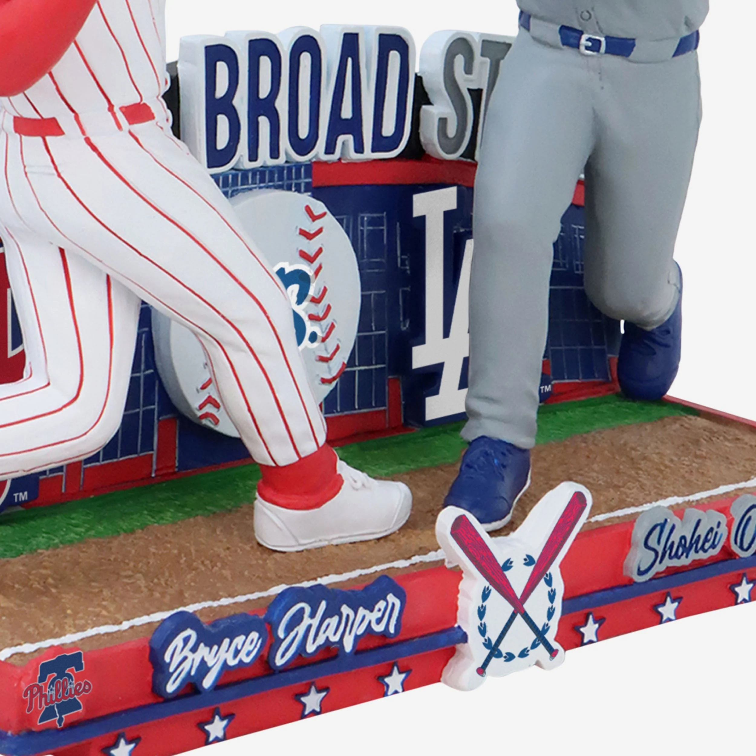 Bryce Harper & Shohei Ohtani Philadelphia Phillies & Los Angeles Dodgers Battle off Broad Street Bobblehead - Image 4