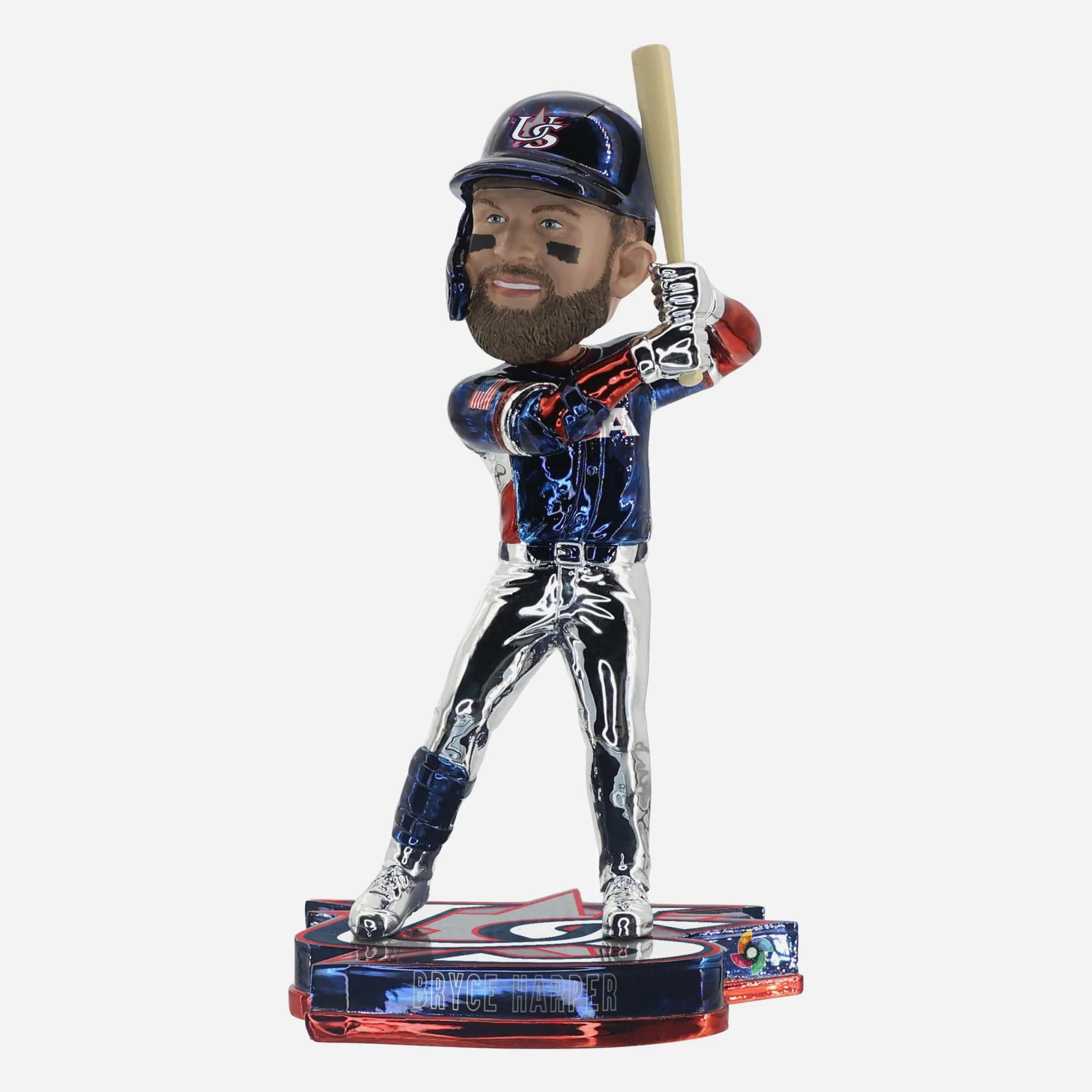 Bryce Harper USA 2026 World Baseball Classic Electroplated Edition Bobblehead