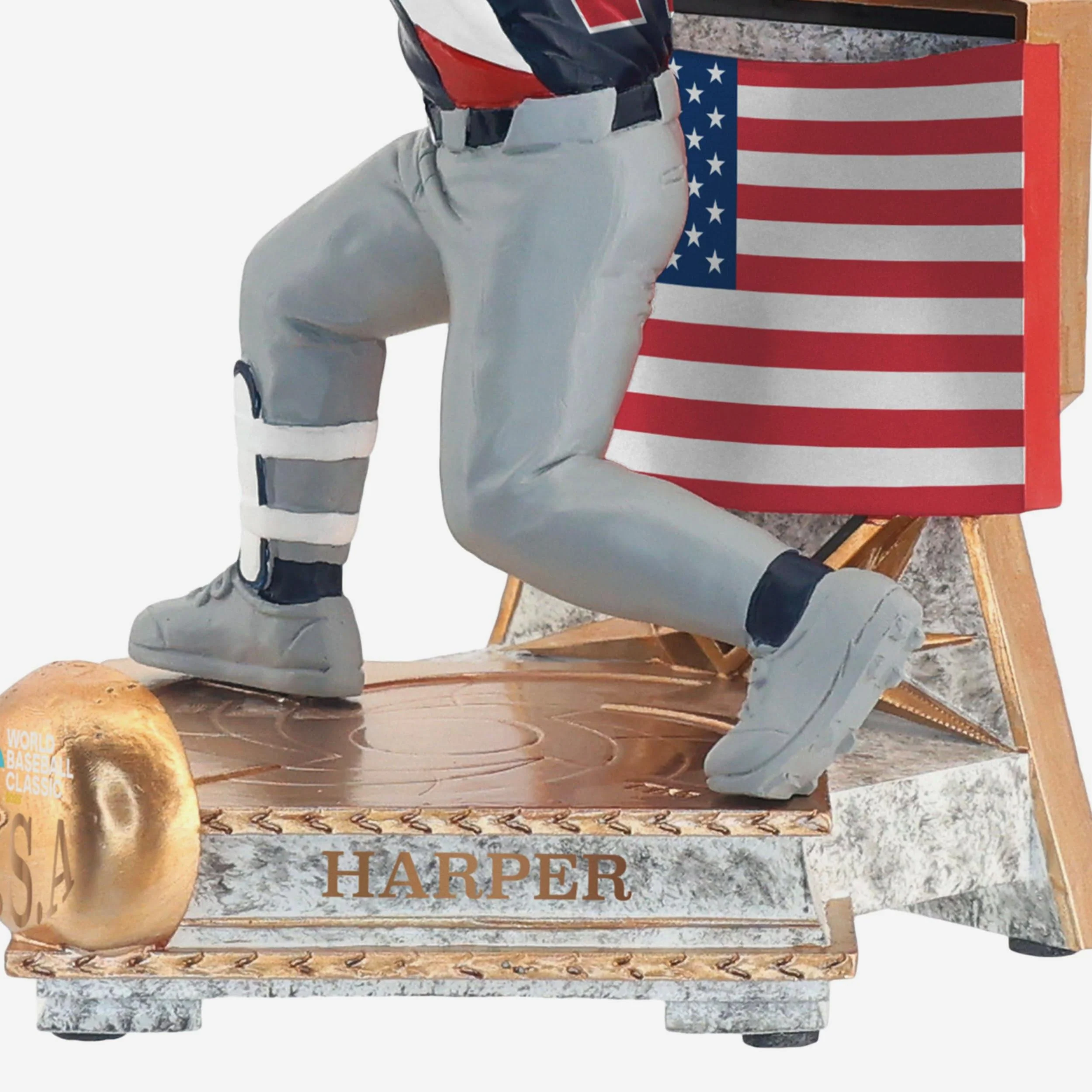 Bryce Harper USA 2026 World Baseball Classic Flag Bobblehead - Image 3
