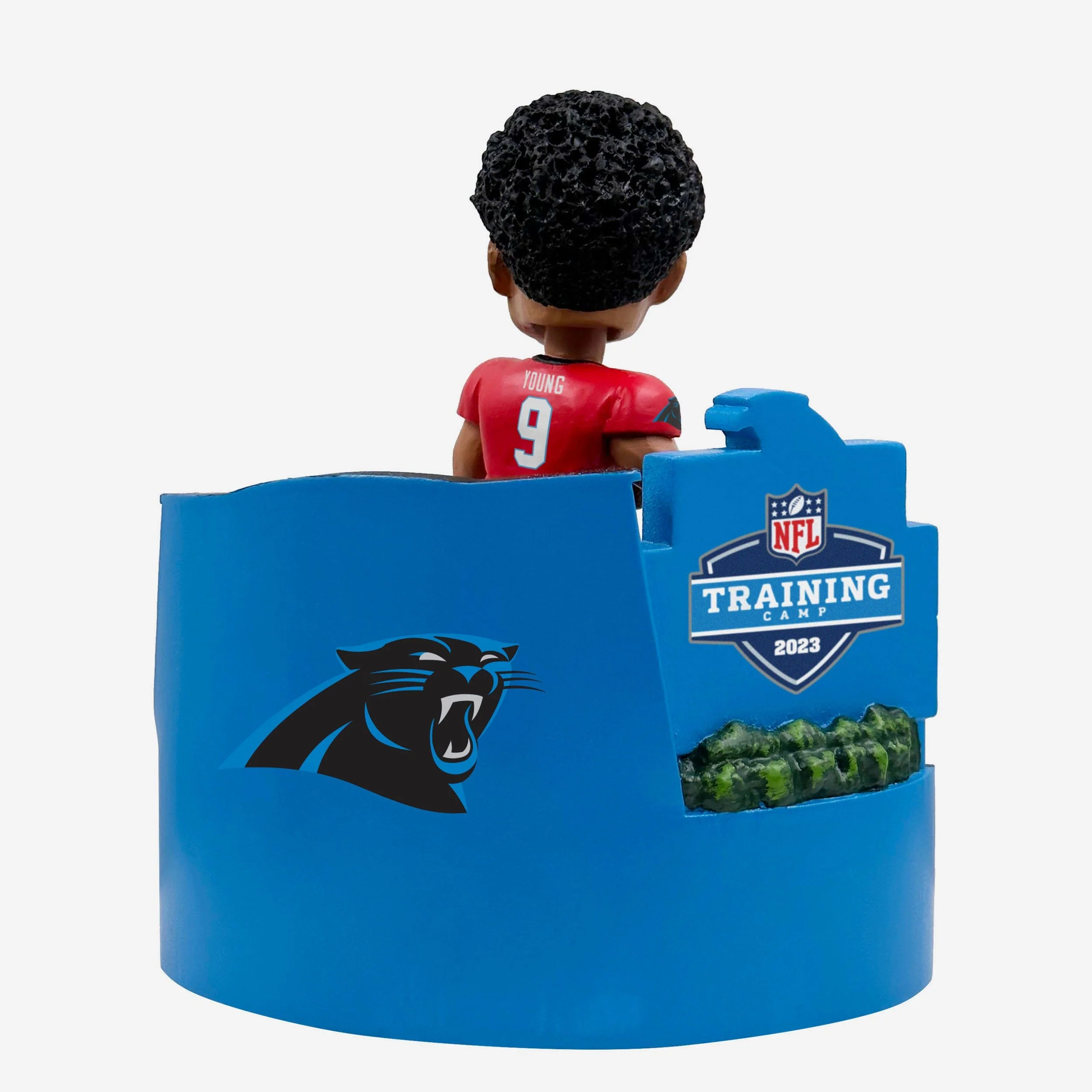 Bryce Young Carolina Panthers 2023 Training Camp Mini Bobblehead Scene - Image 5