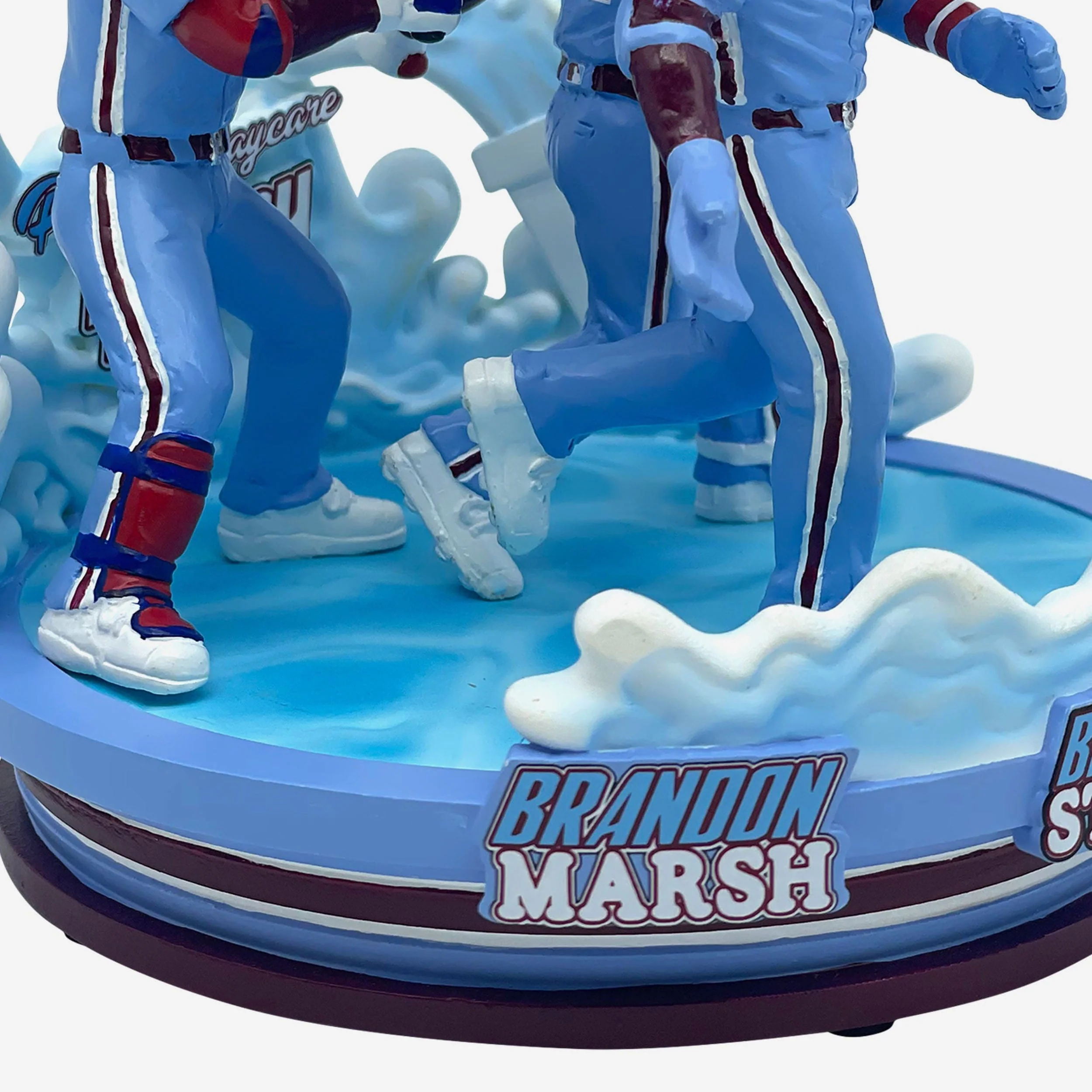 Bryson Stott & Alec Bohm & Brandon Marsh Philadelphia Phillies Daycare Triple Bobblehead - Image 4