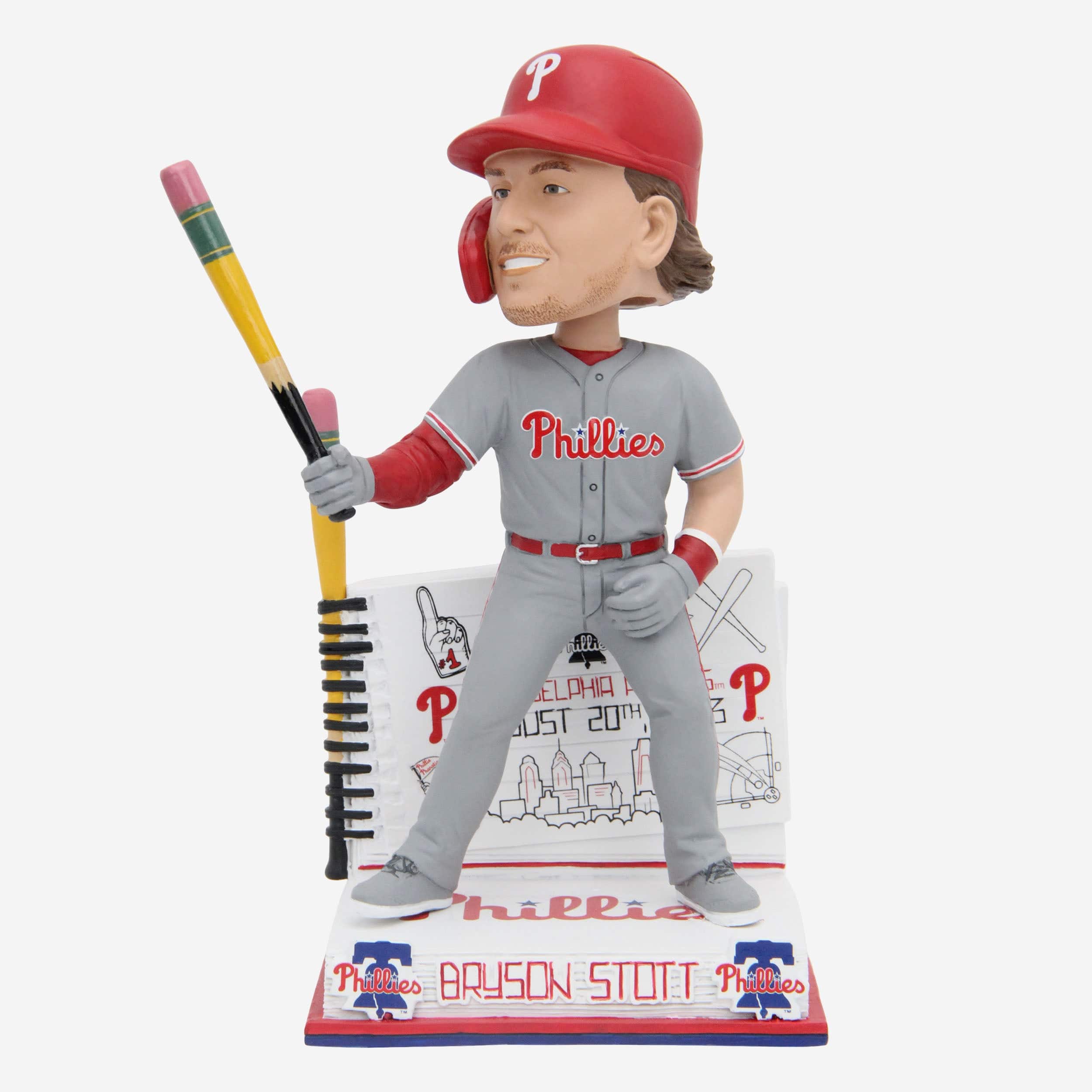 Bryson Stott Philadelphia Phillies Pencil Bat Bobblehead