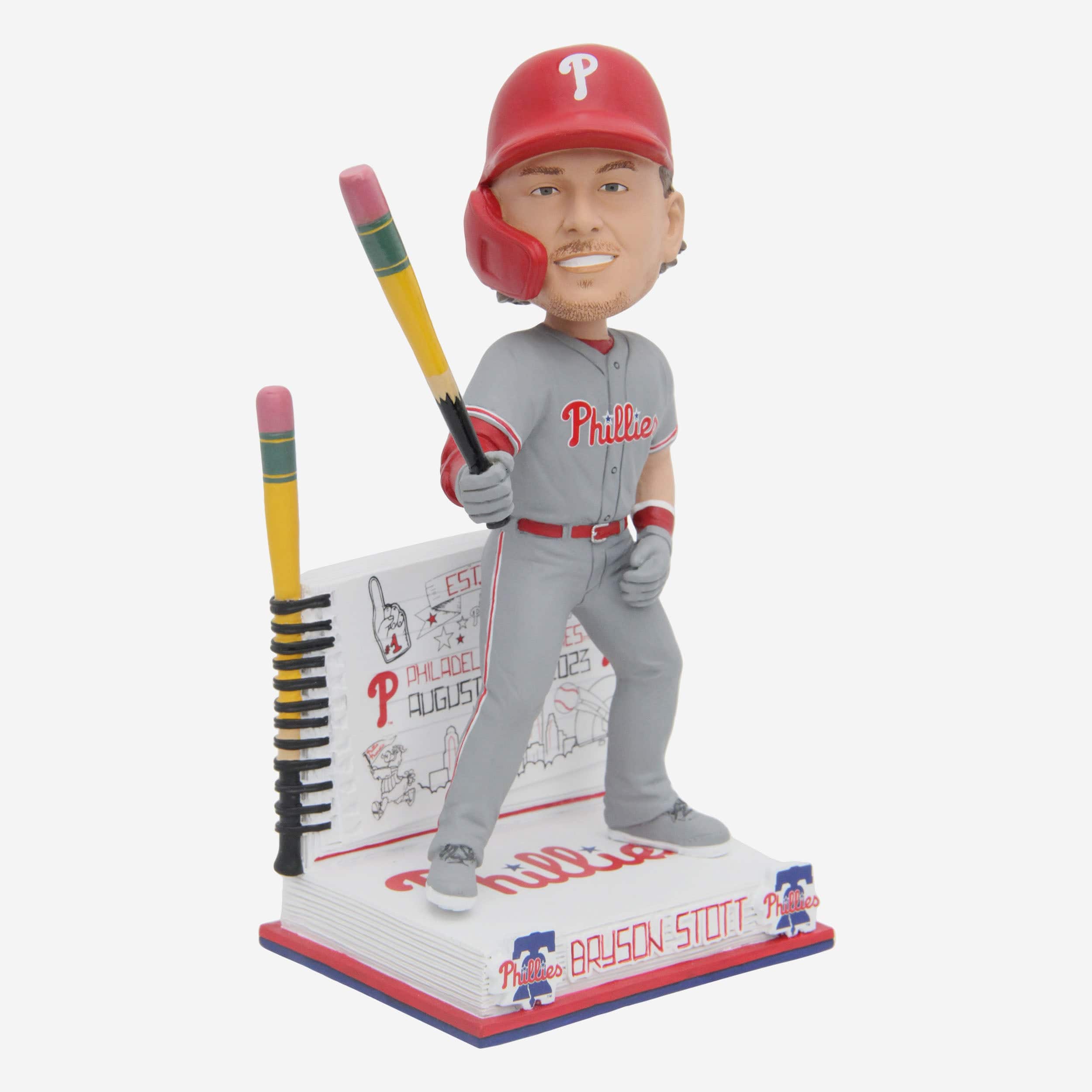 Bryson Stott Philadelphia Phillies Pencil Bat Bobblehead - Image 4
