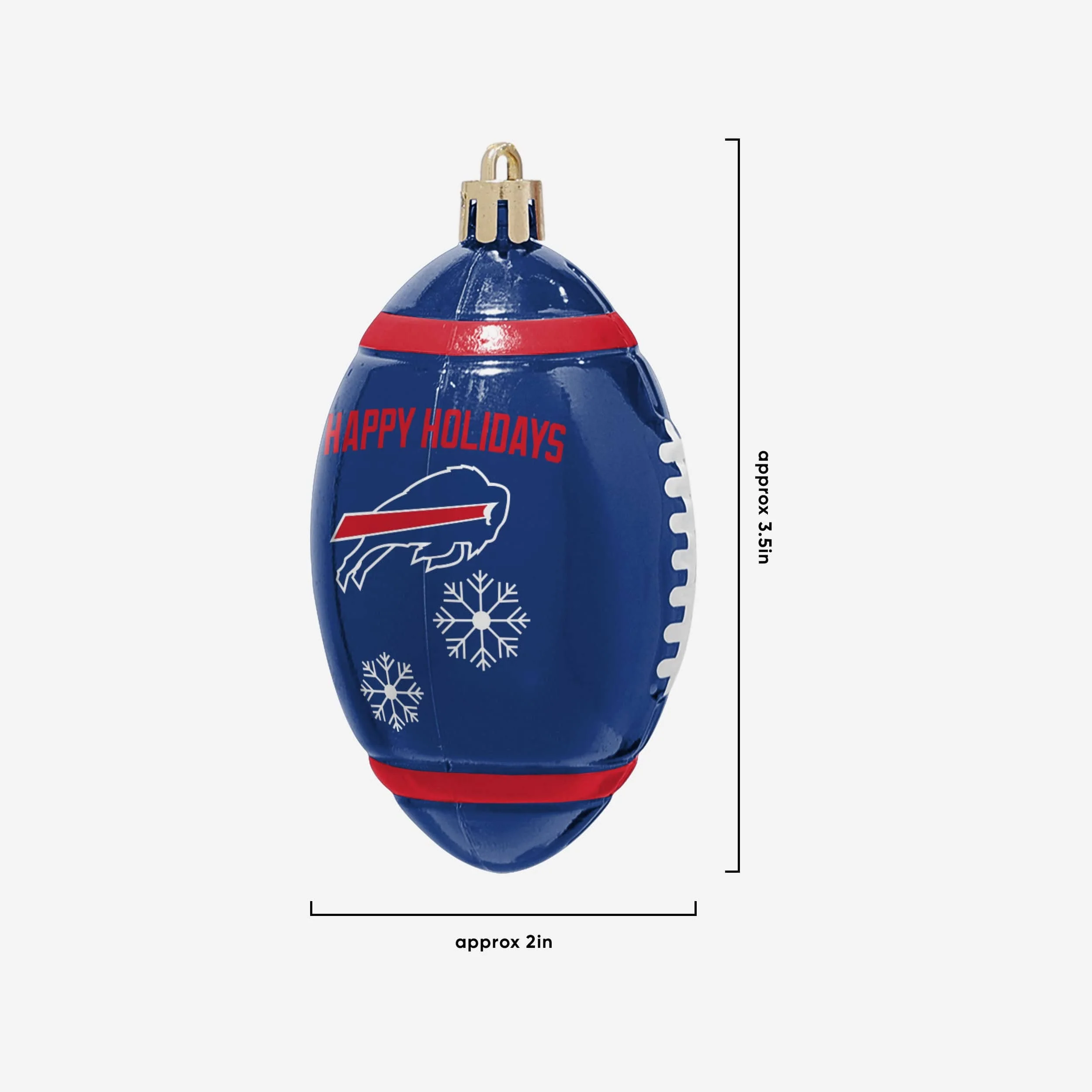 Buffalo Bills 12 Pack Football Ornament Set - Image 3