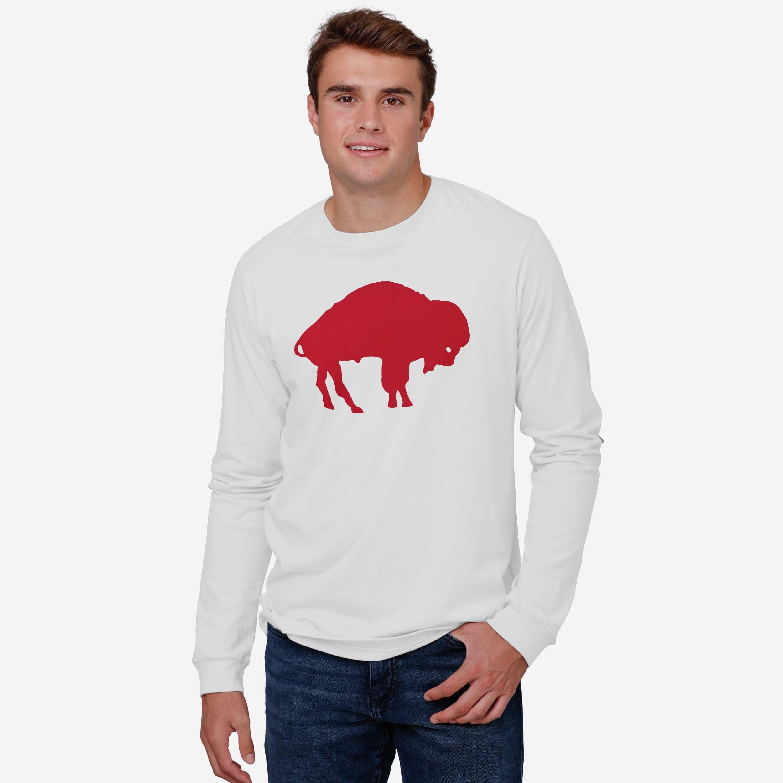 Buffalo Bills 1970 Retro Logo Long Sleeve T-Shirt - Image 10