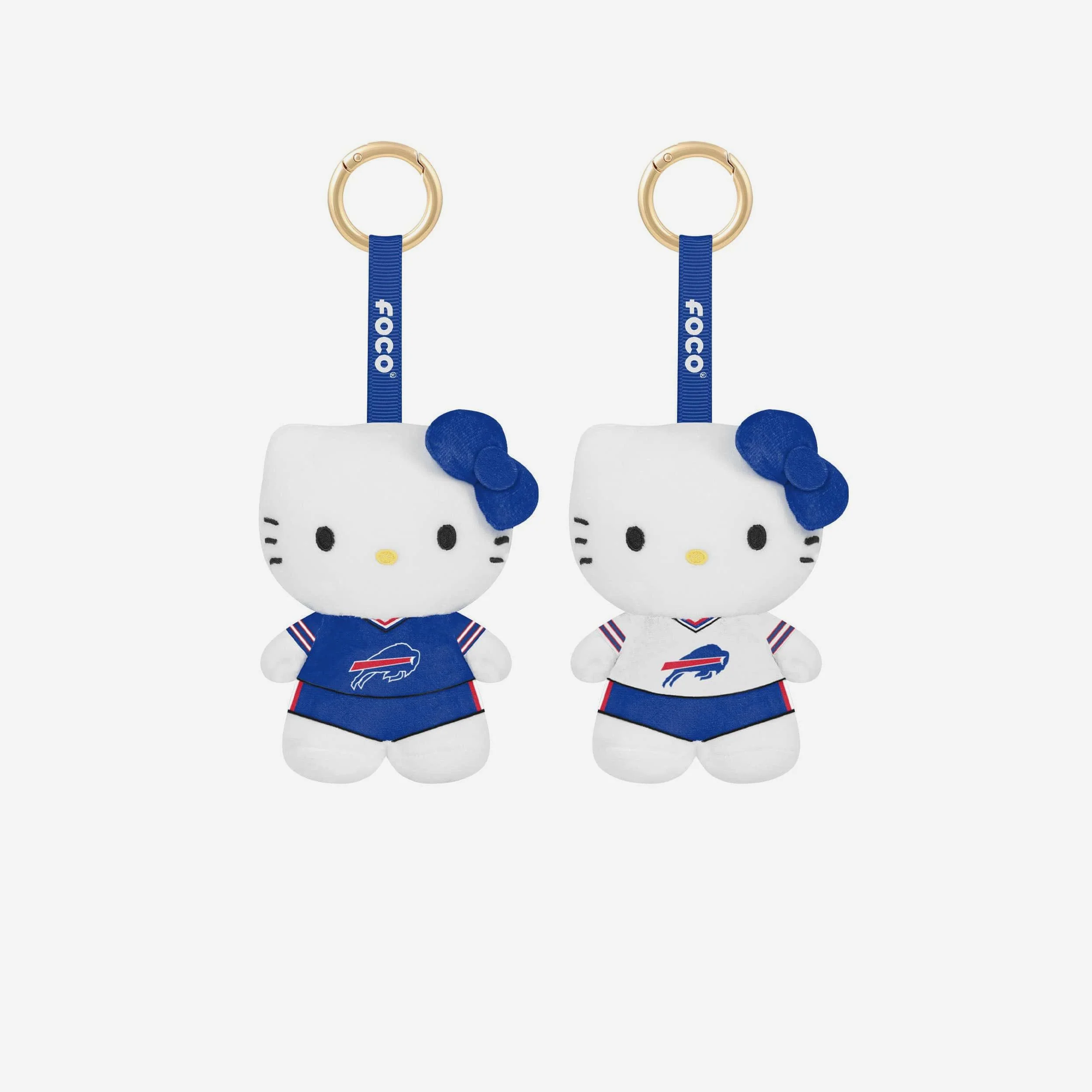 Buffalo Bills 2 Pack Mini Plush Hello Kitty® Bag Charm Keychain