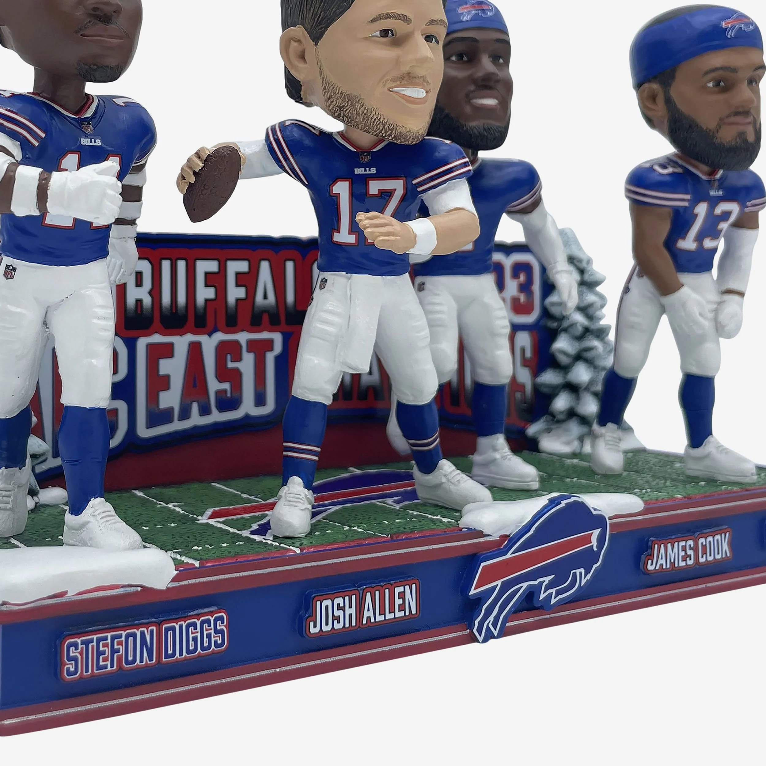 Buffalo Bills 2023 AFC East Division Champions Mini Bobblehead Scene - Image 4