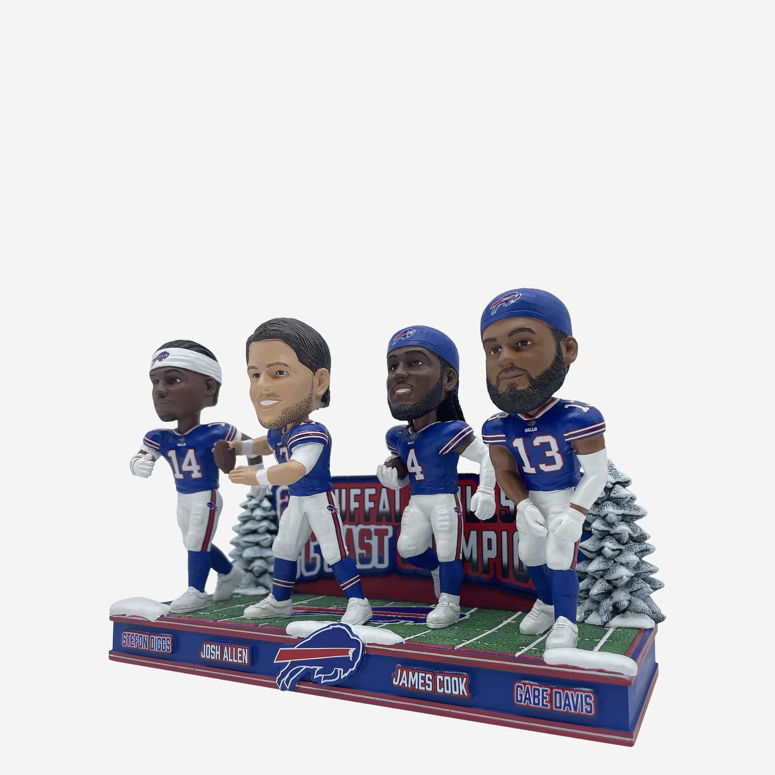 Buffalo Bills 2023 AFC East Division Champions Mini Bobblehead Scene - Image 5