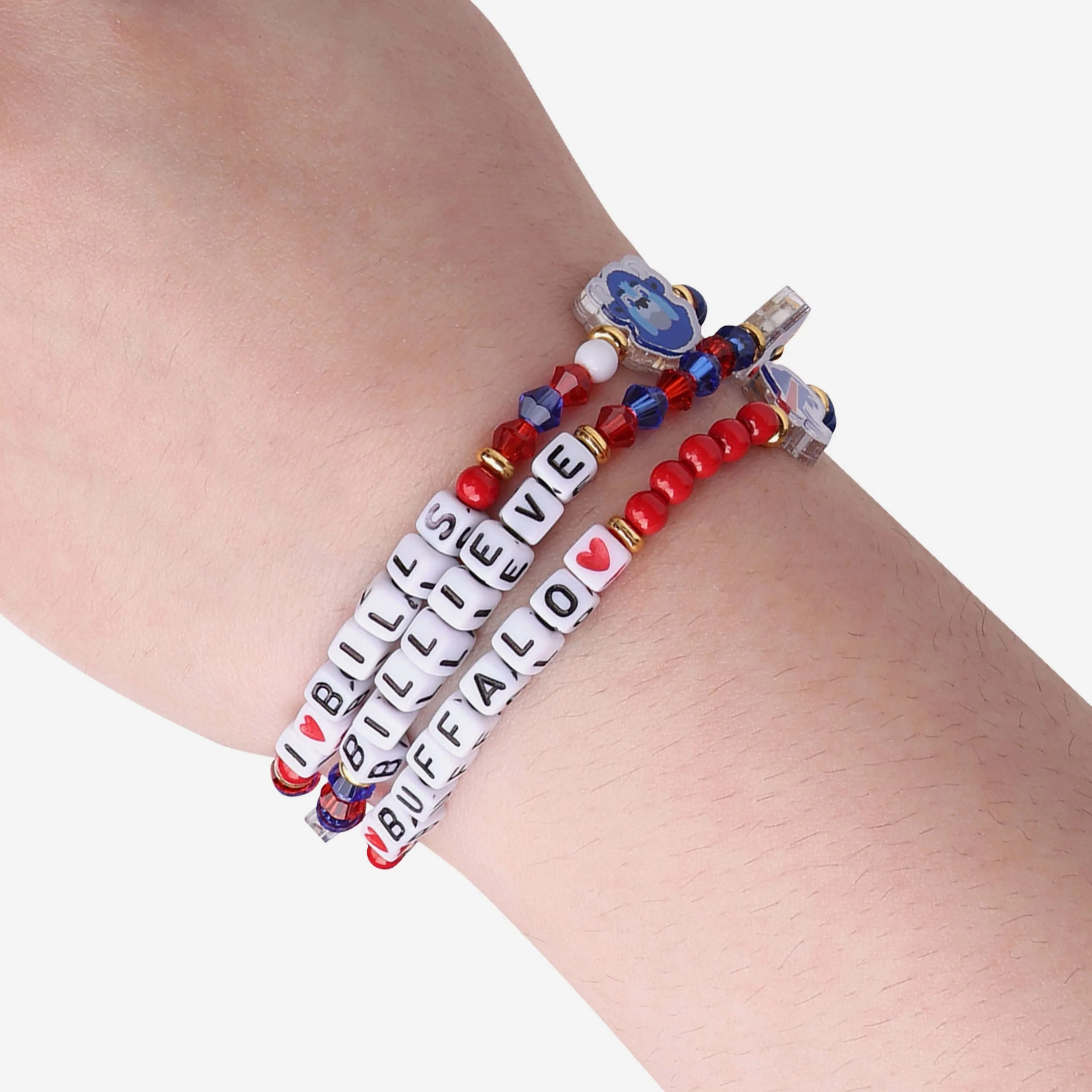 Buffalo Bills 3 Pack Friendship Bracelet - Image 4