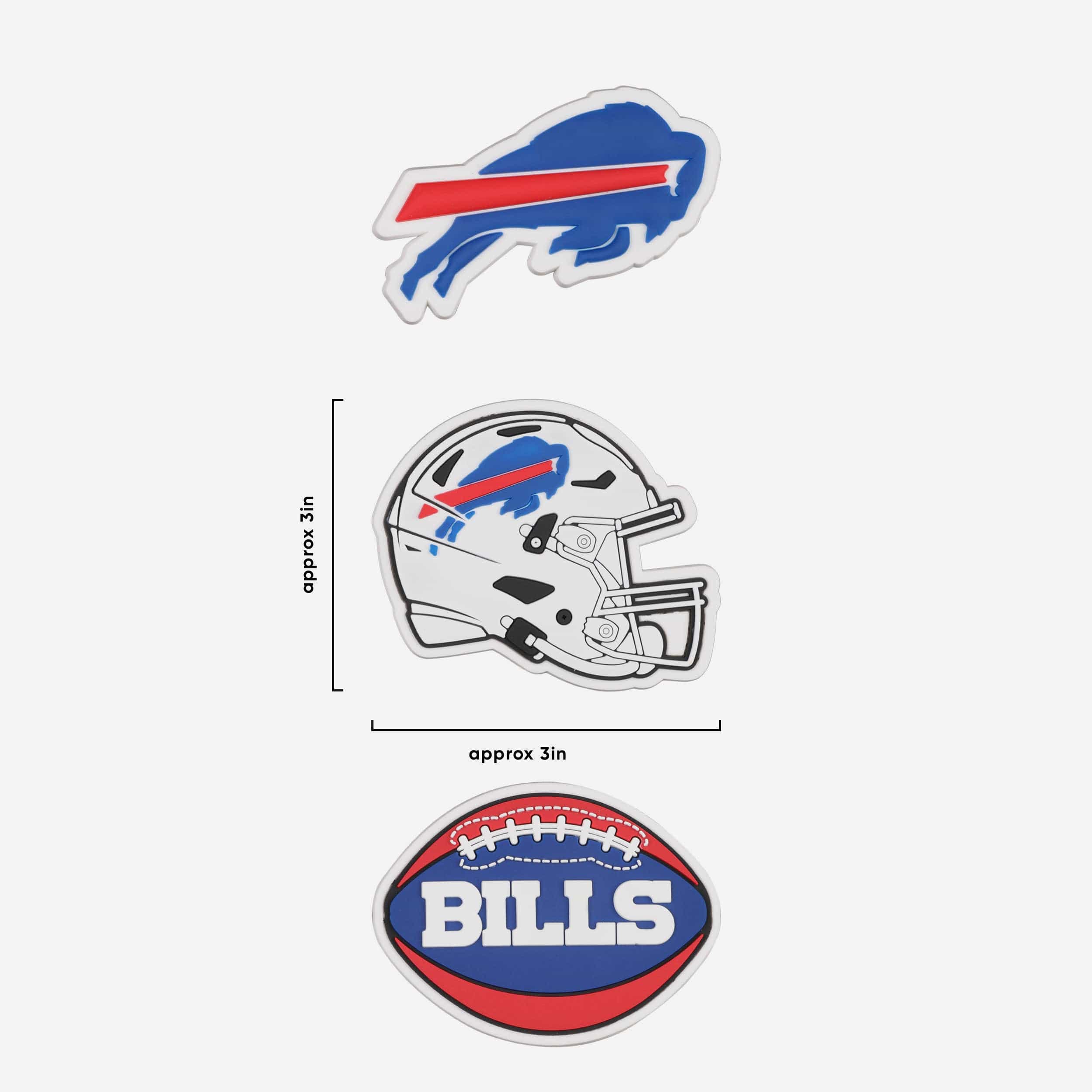 Buffalo Bills 3 Pack Tailgate Tote Charms - Image 4
