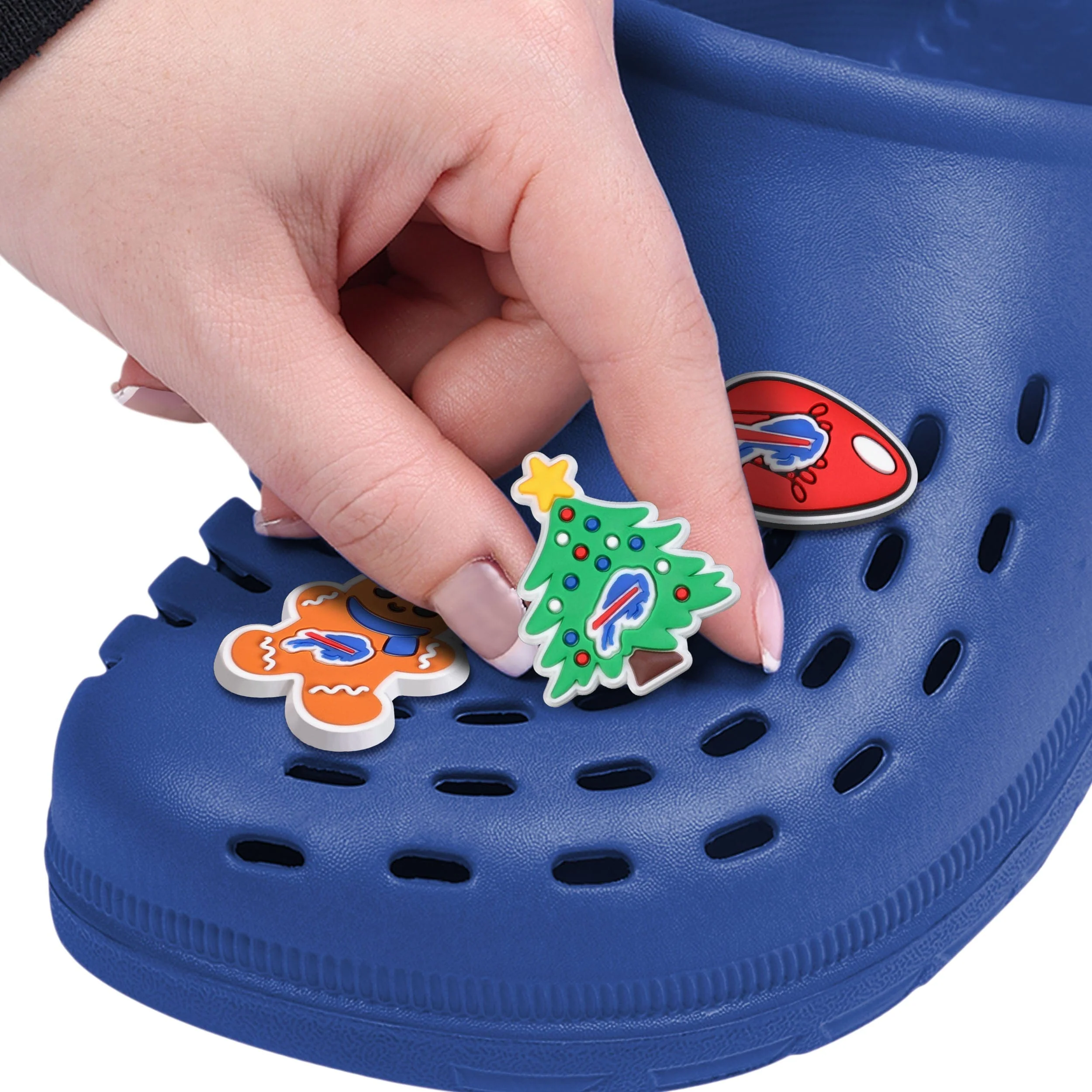 Buffalo Bills 6 Pack Holiday Team Clog Charms - Image 3