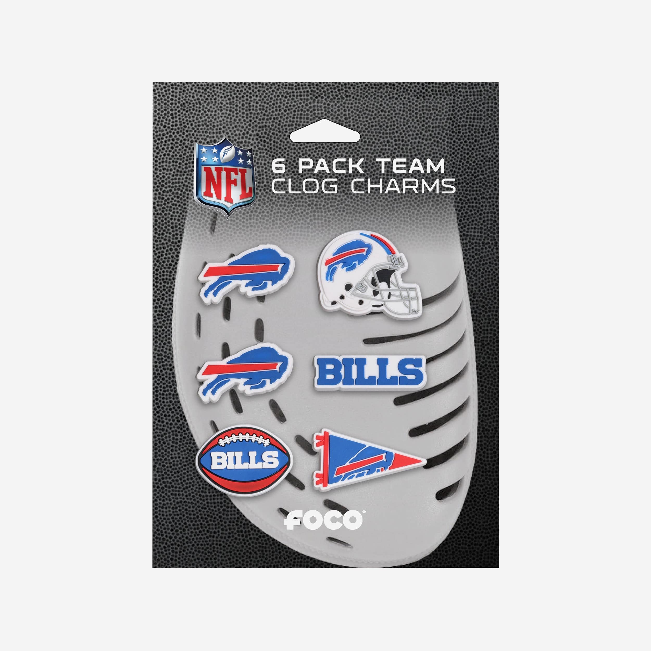 Buffalo Bills 6 Pack Team Clog Charms - Image 5