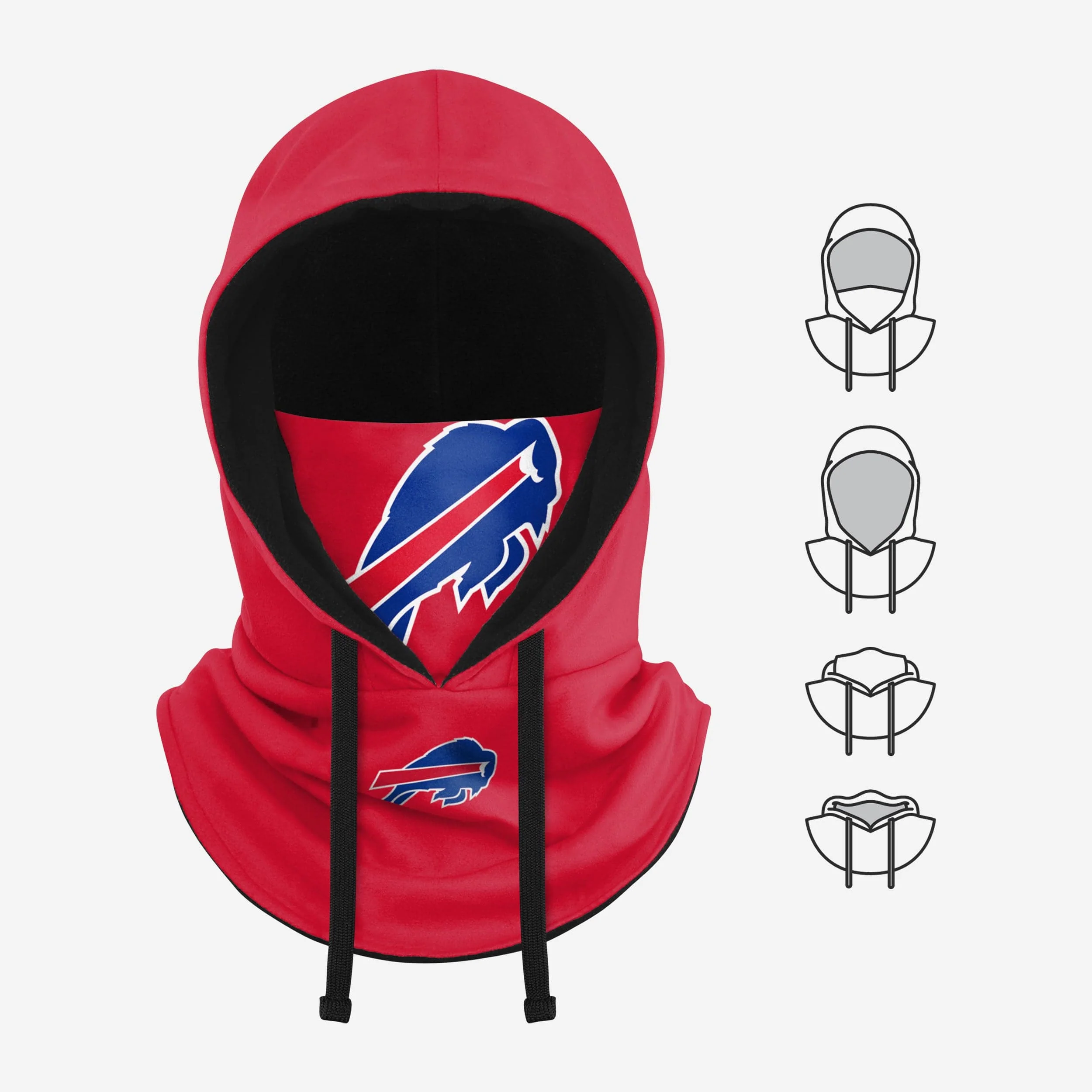 Buffalo Bills Alternate Team Color Drawstring Hooded Gaiter - Image 5