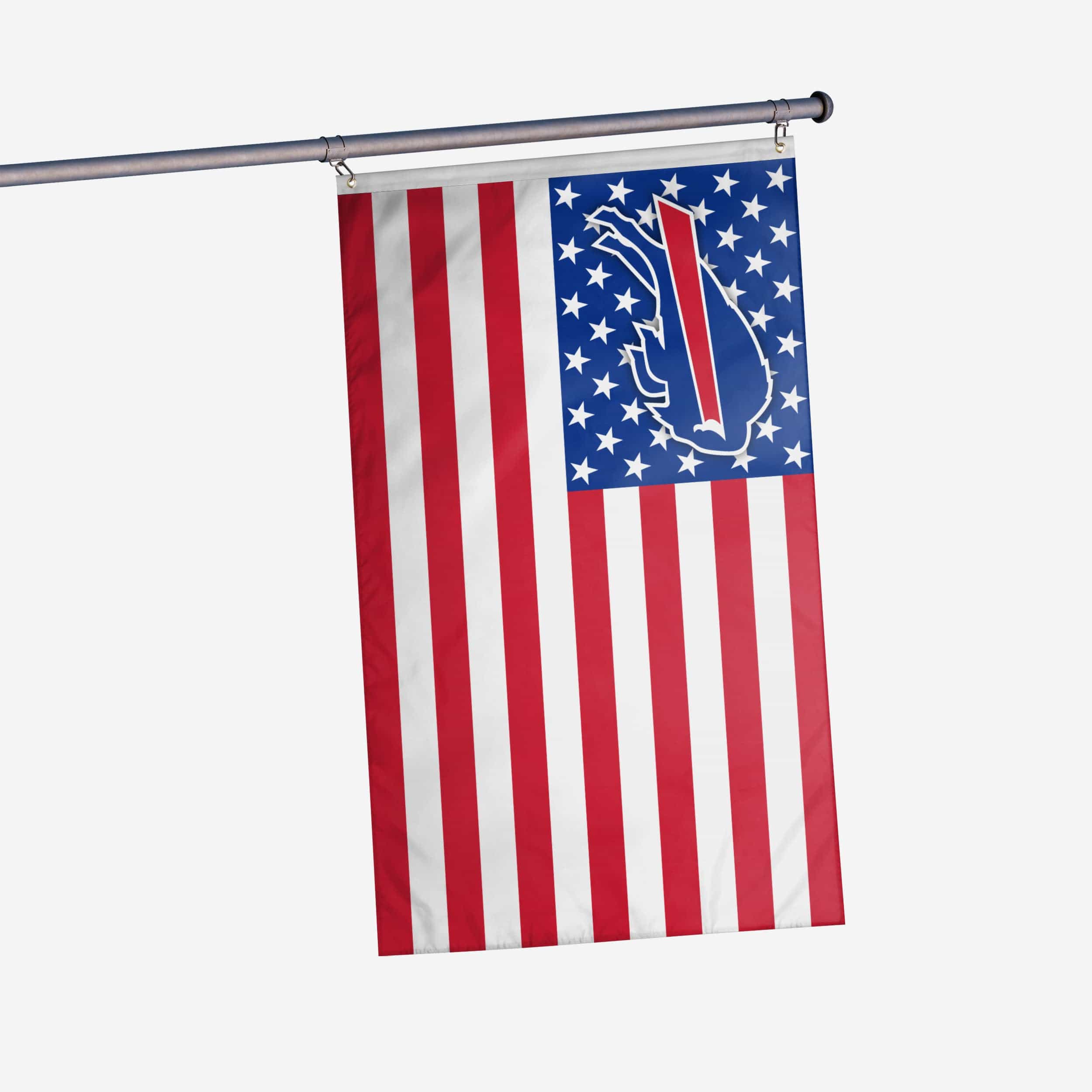 Buffalo Bills American Stars Horizontal Flag