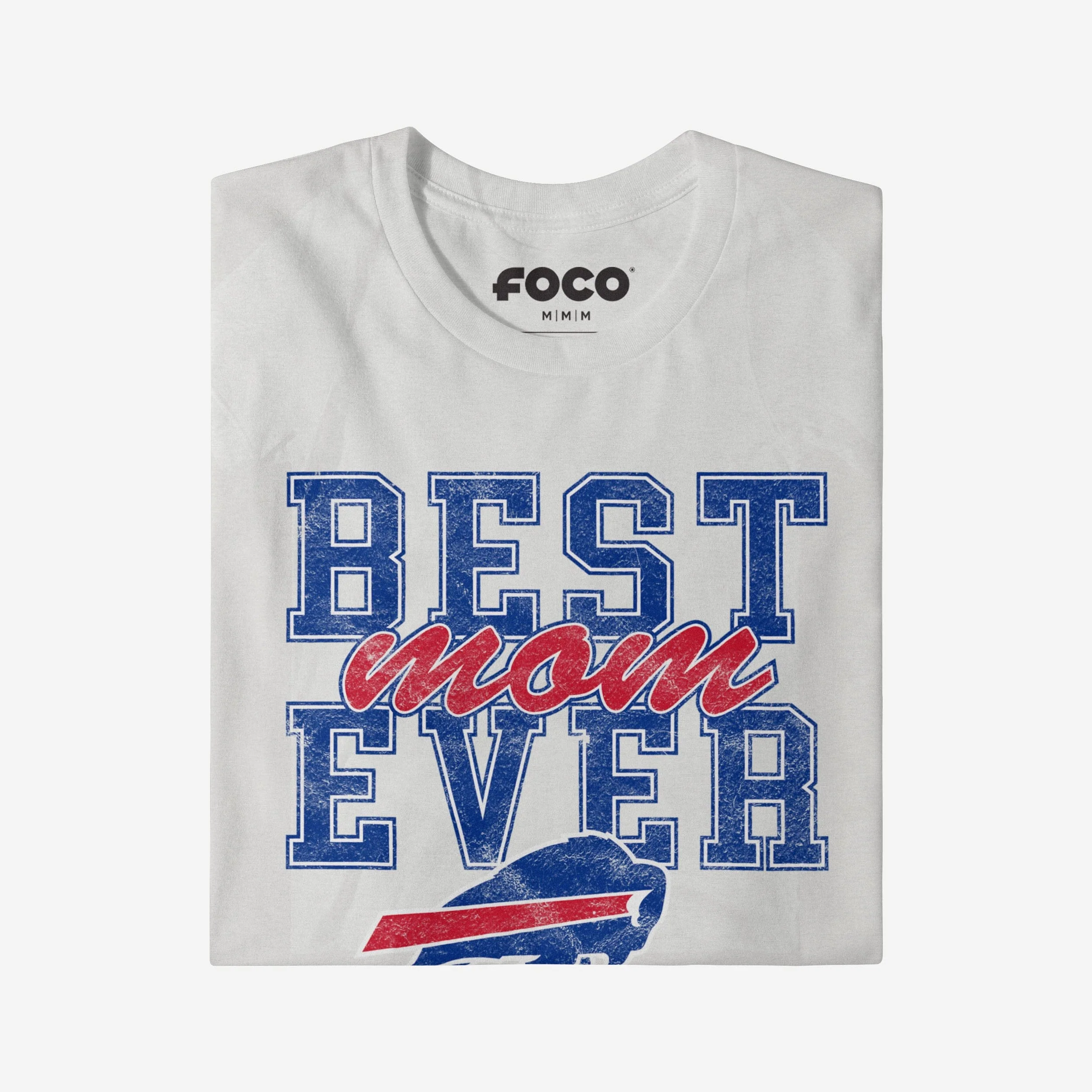 Buffalo Bills Best Mom Ever Stacked T-Shirt - Image 3