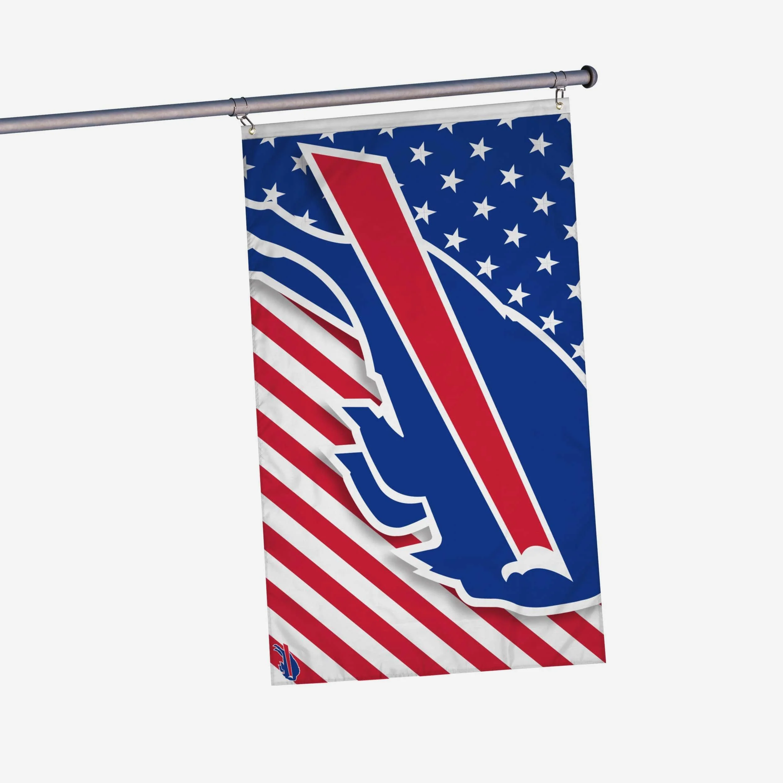 Buffalo Bills Big Logo Americana Horizontal Flag