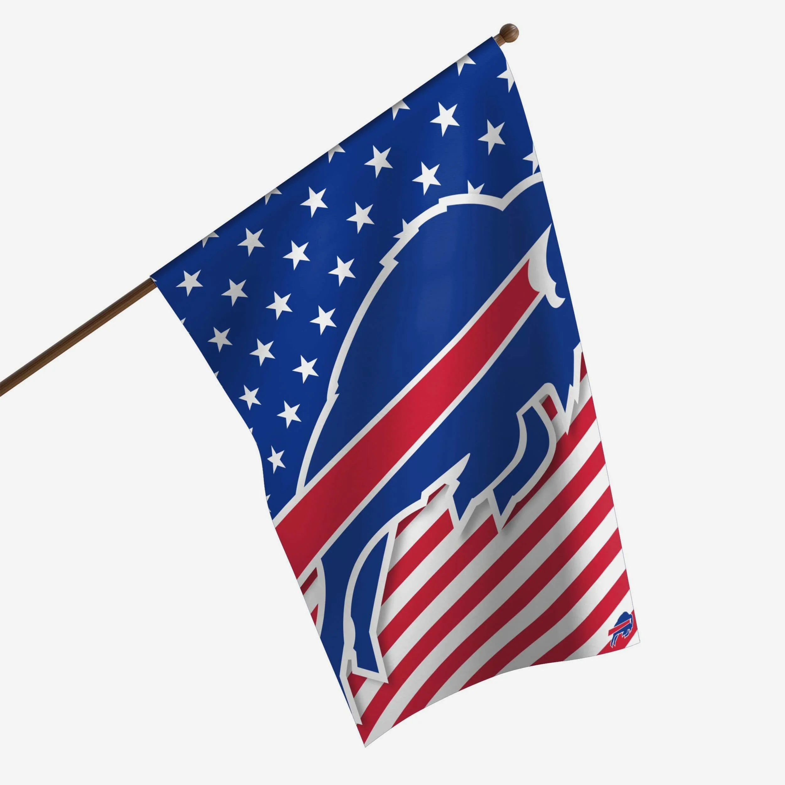 Buffalo Bills Big Logo Americana Vertical Flag