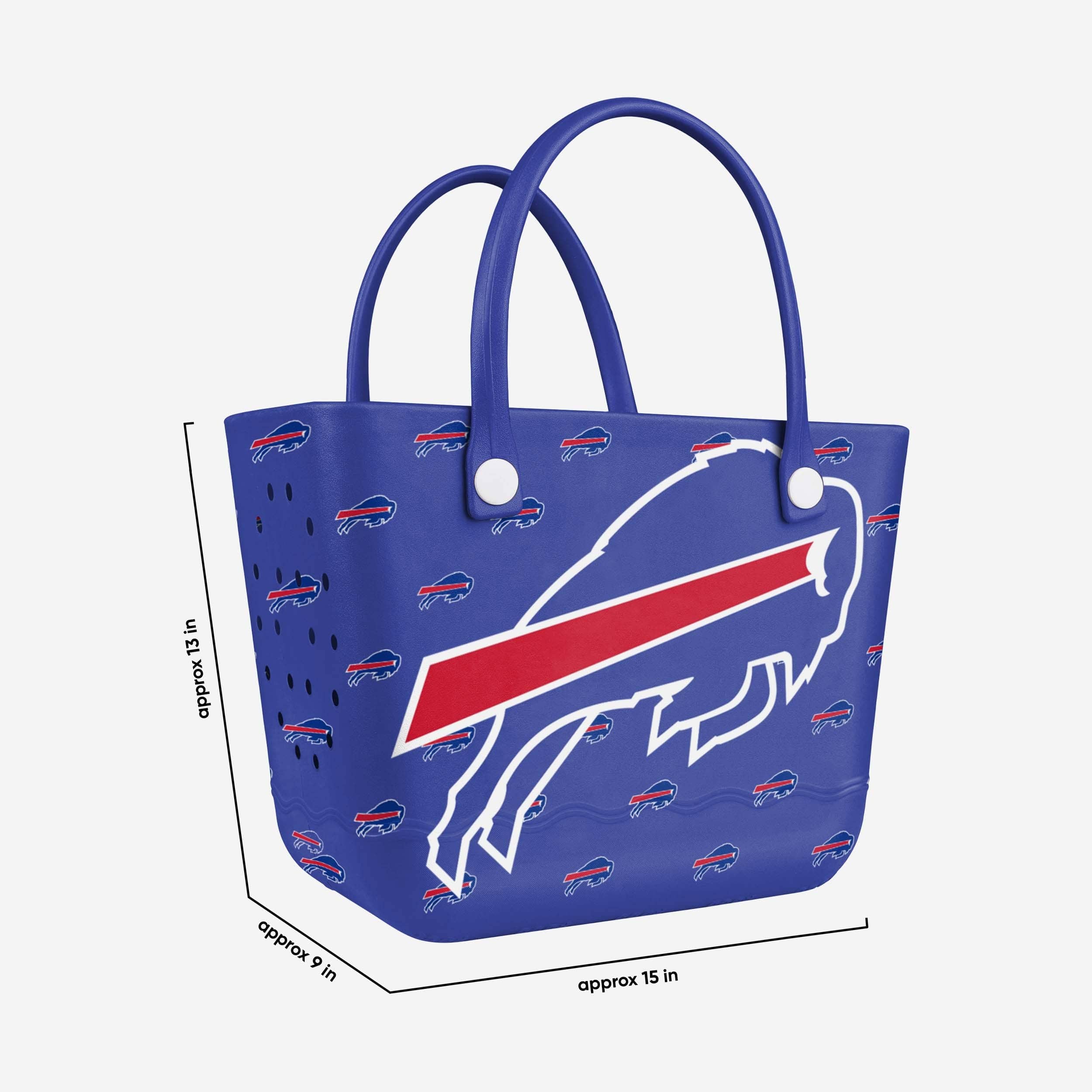Buffalo Bills Big Logo Mini Print Tailgate Tote Bag - Image 3