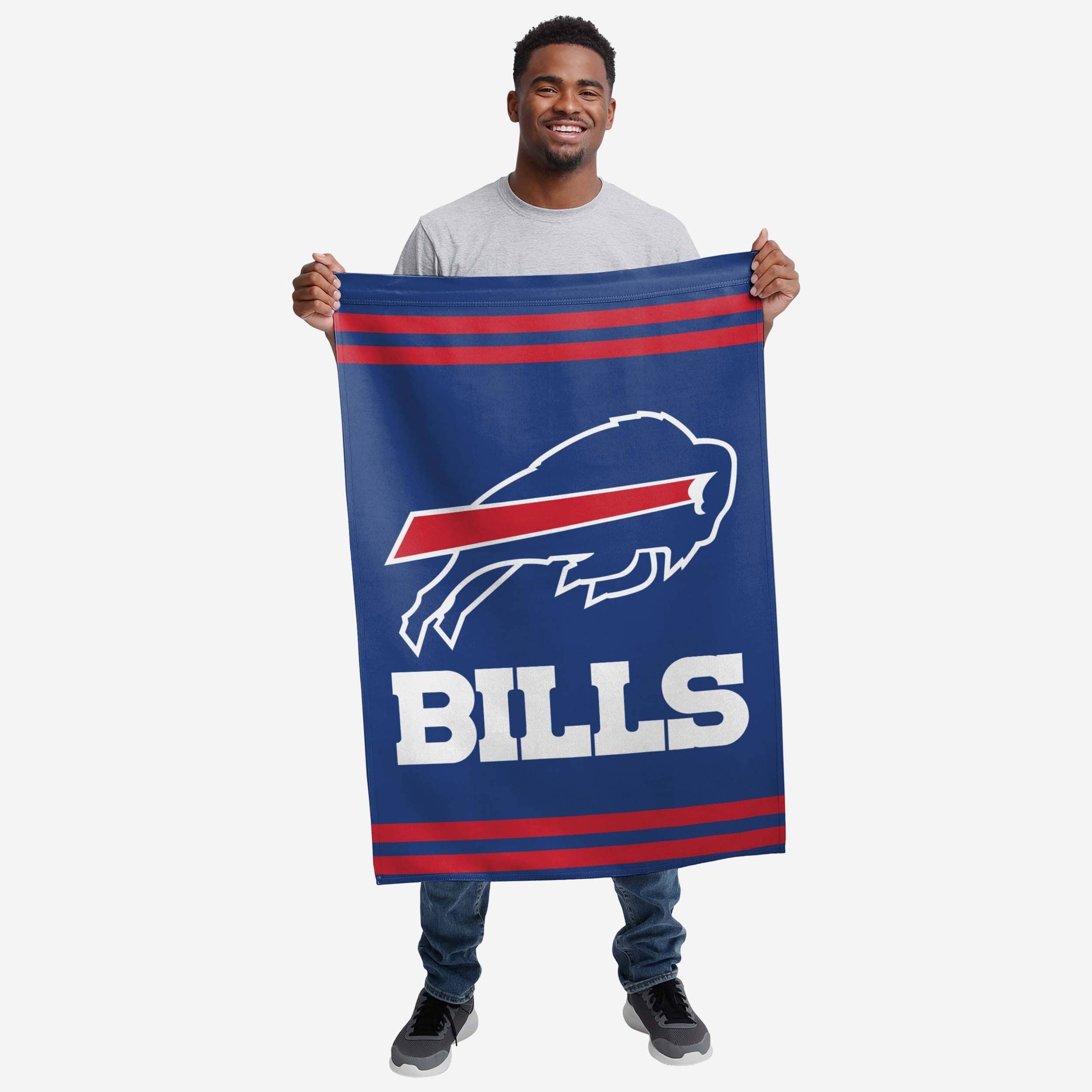 Buffalo Bills Big Logo Vertical Flag - Image 2