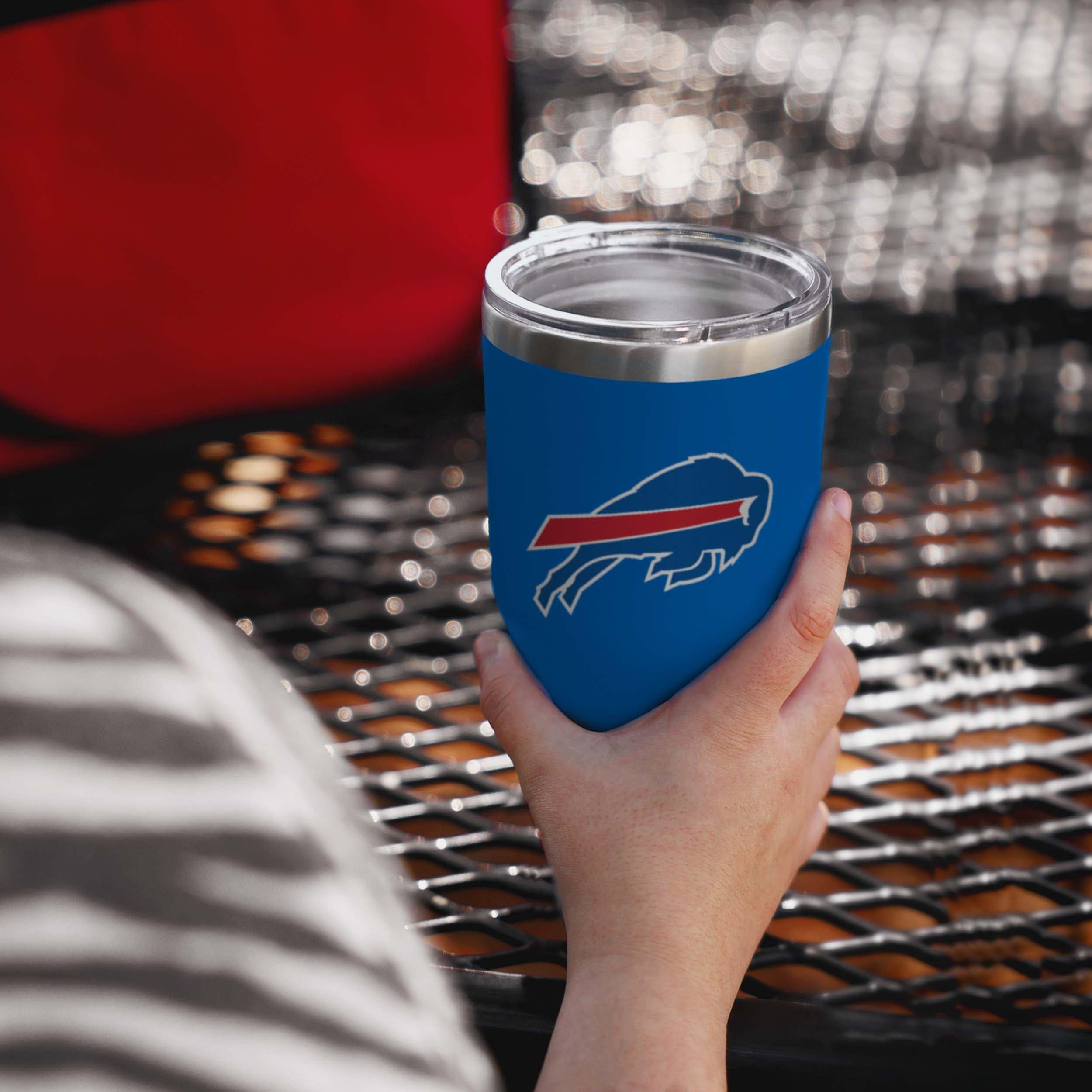 Buffalo Bills Blue Team Logo 30 oz Tumbler - Image 2