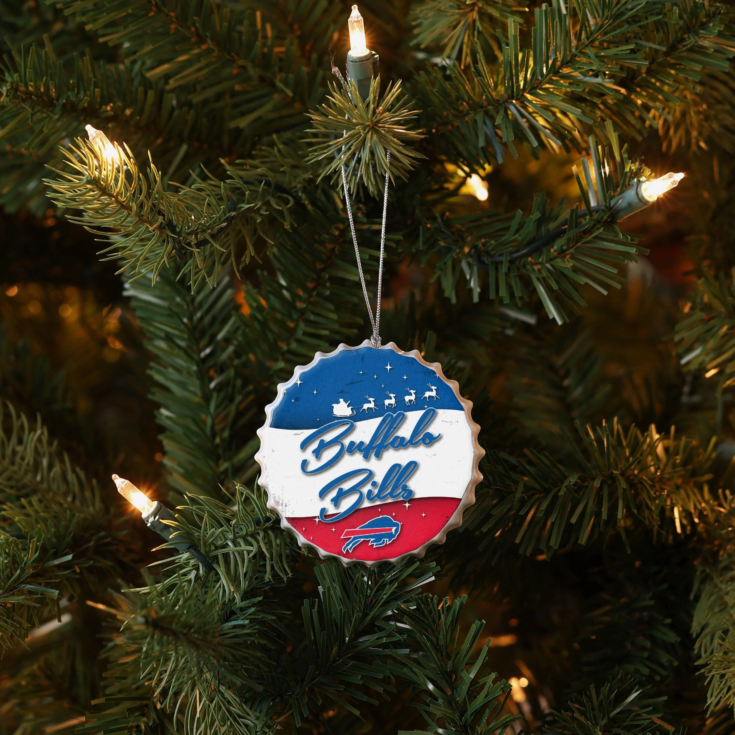 Buffalo Bills Bottlecap Sign Ornament - Image 3