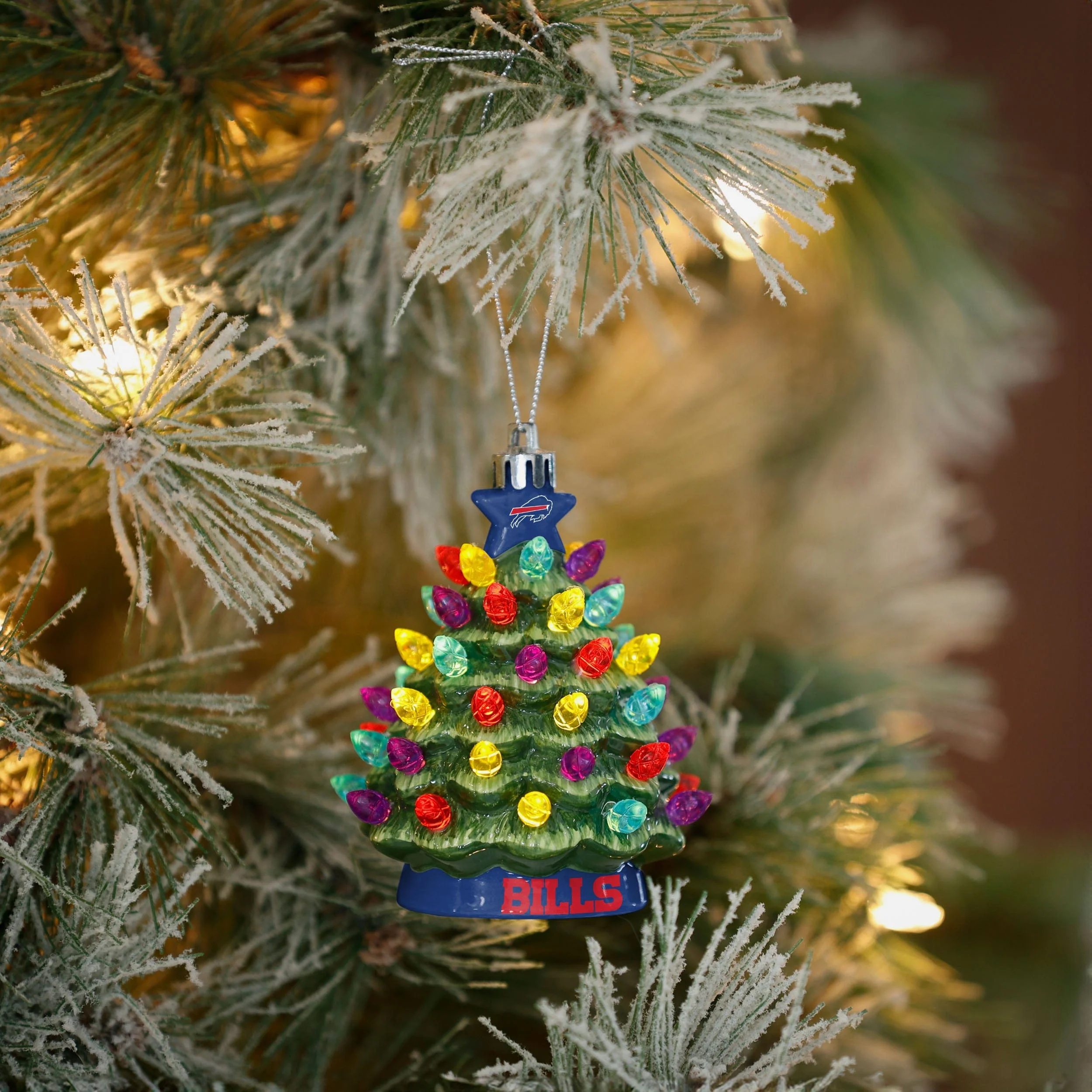 Buffalo Bills Ceramic Tree Ornament - Image 2