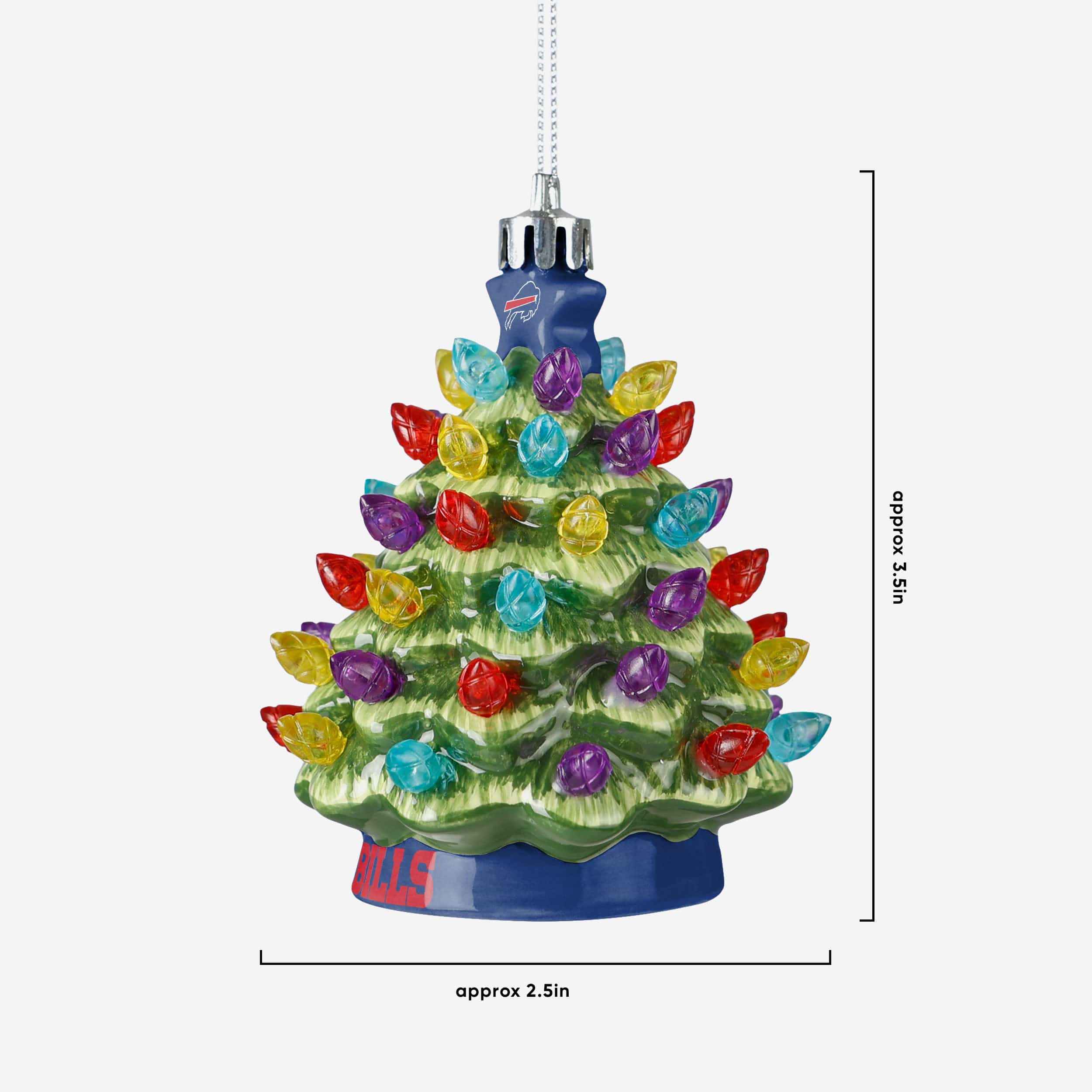 Buffalo Bills Ceramic Tree Ornament - Image 3