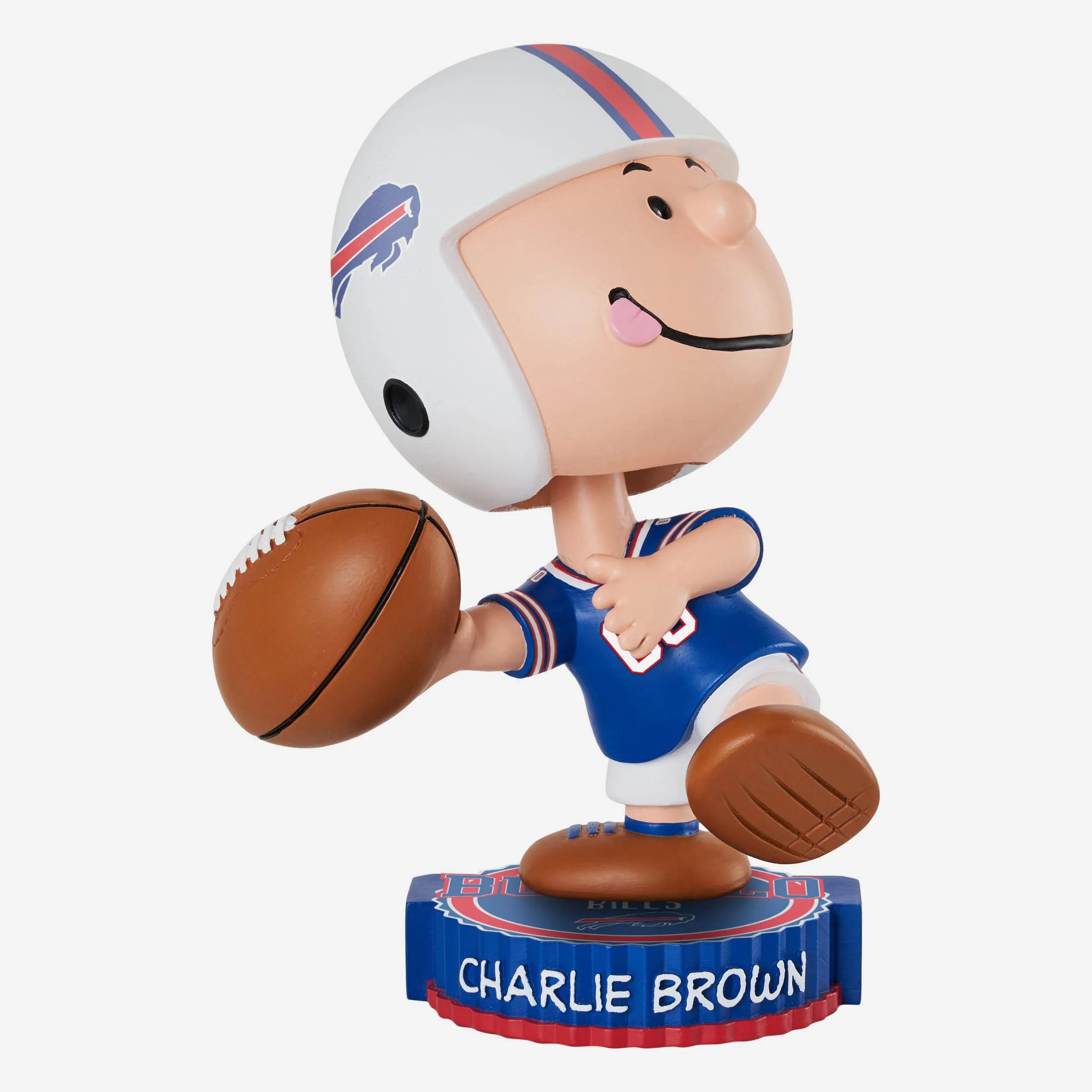 Buffalo Bills Charlie Brown Peanuts Bighead Bobblehead