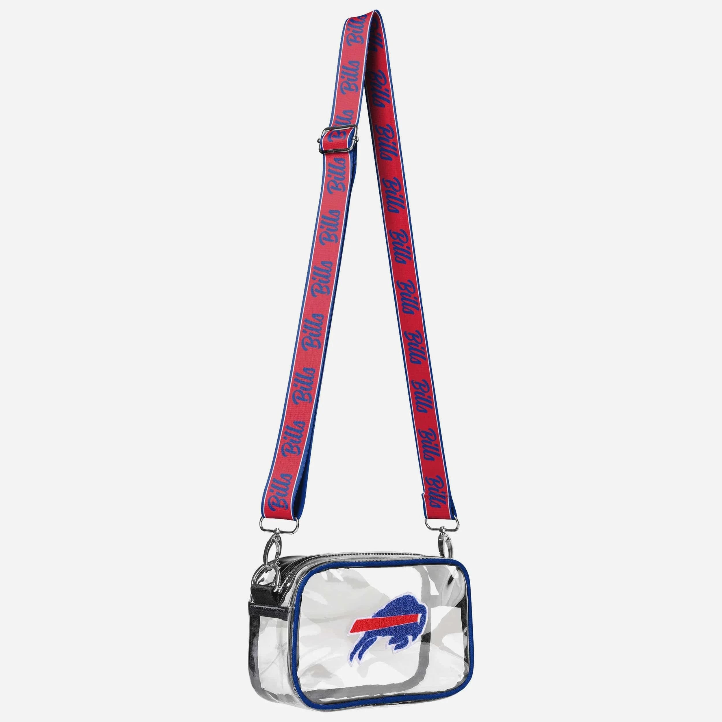 Buffalo Bills Chenille Logo Clear Crossbody Bag - Image 2