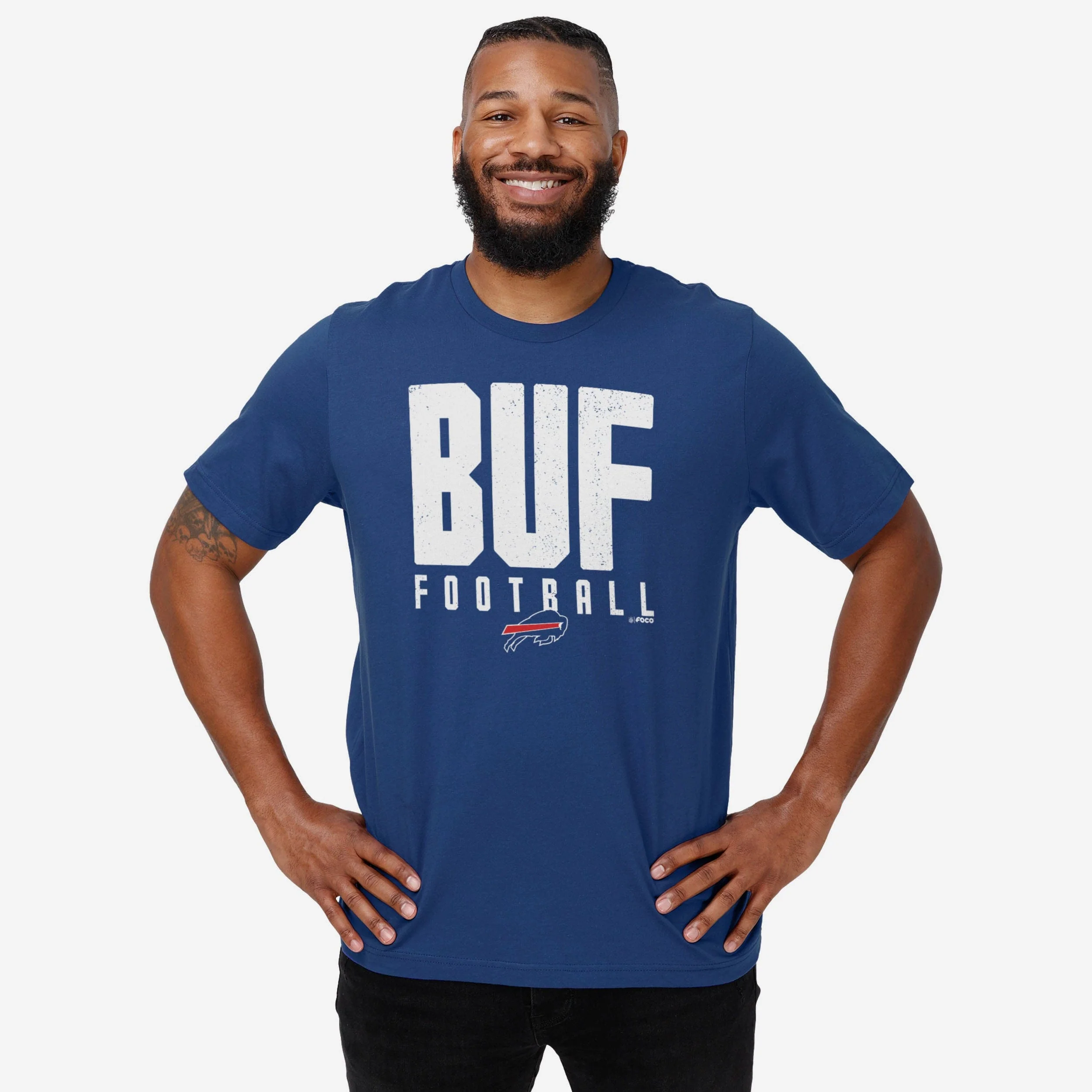 Buffalo Bills City Initial Wordmark T-Shirt - Image 2