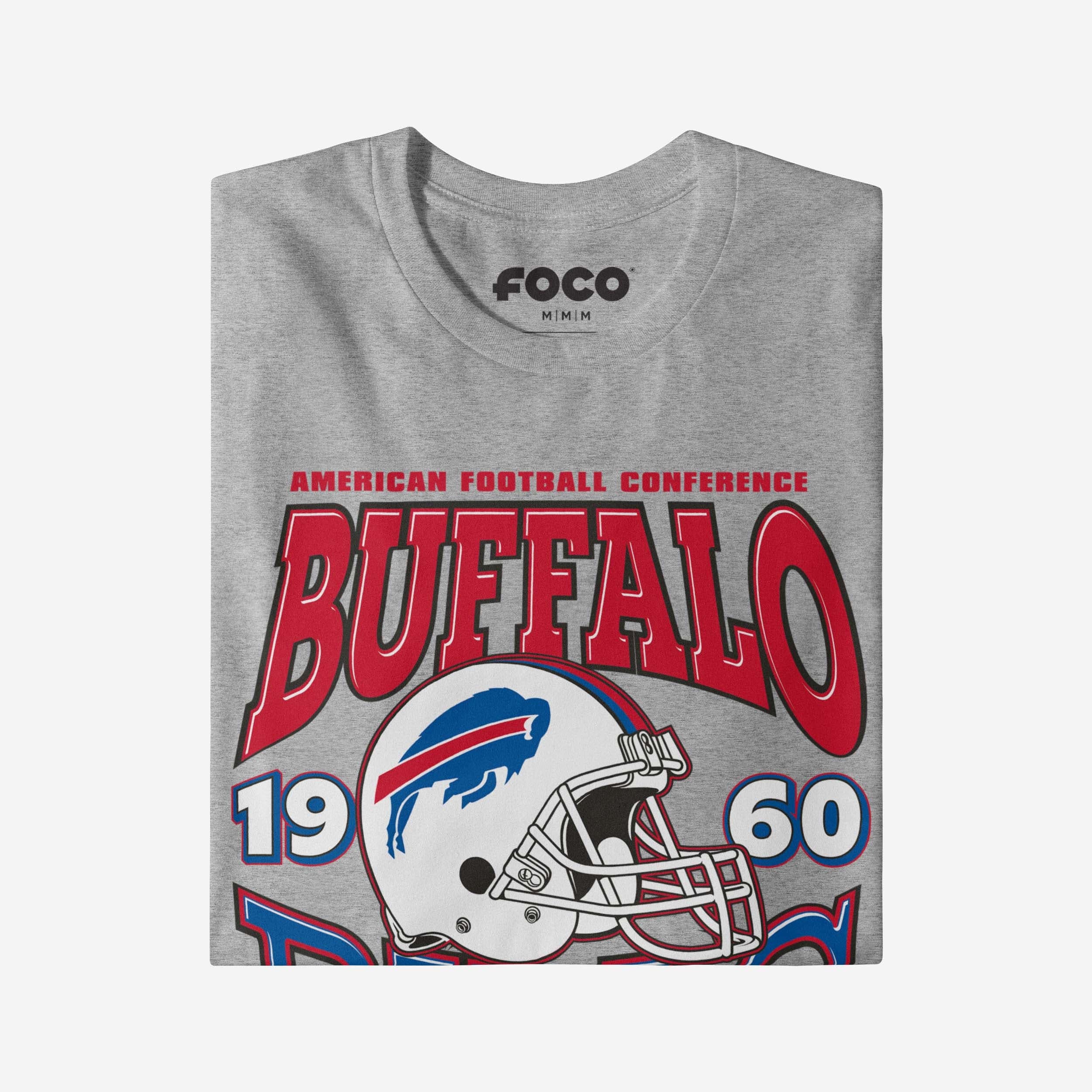 Buffalo Bills Classic Team Helmet Long Sleeve T-Shirt - Image 3