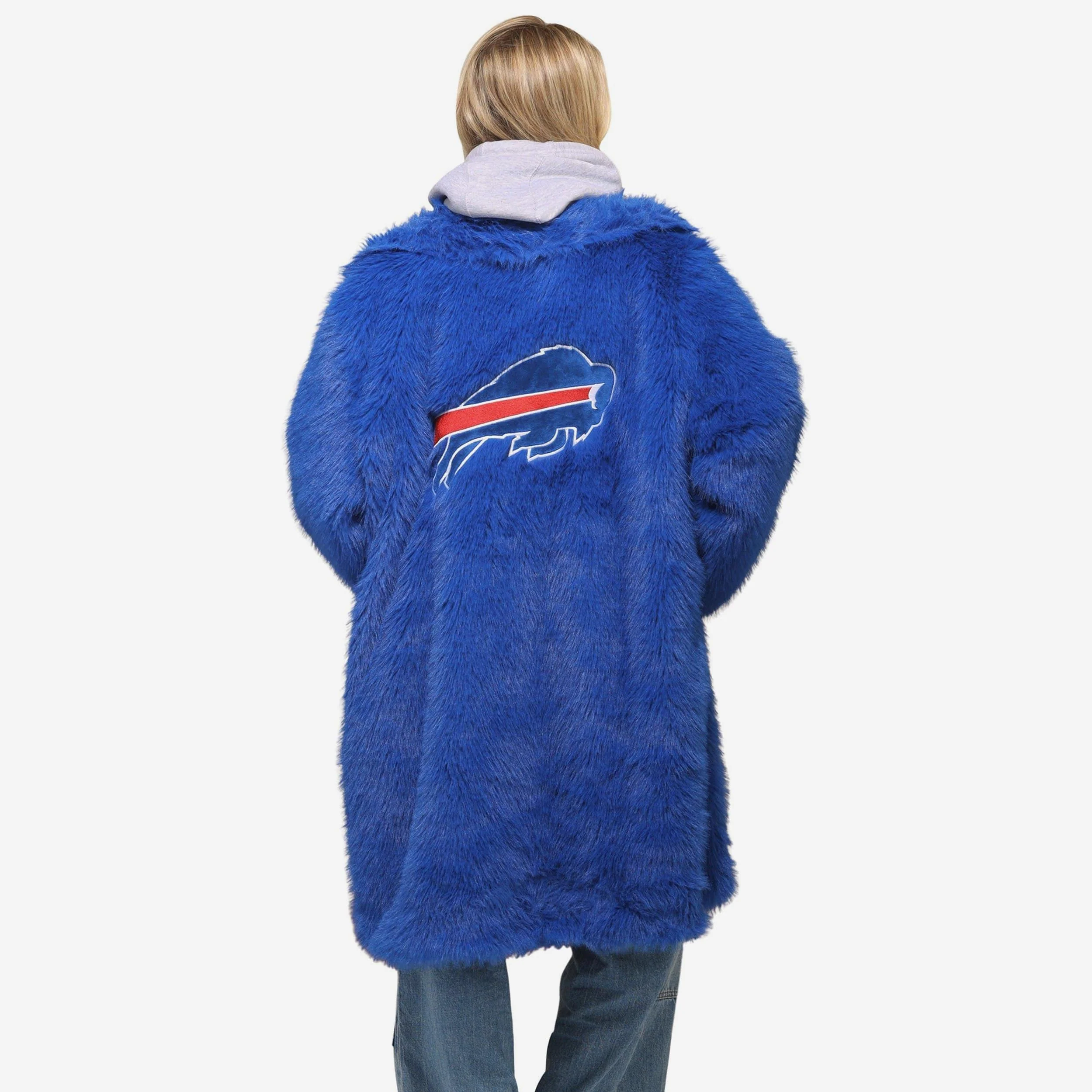 Buffalo Bills Faux Fur Long Jacket