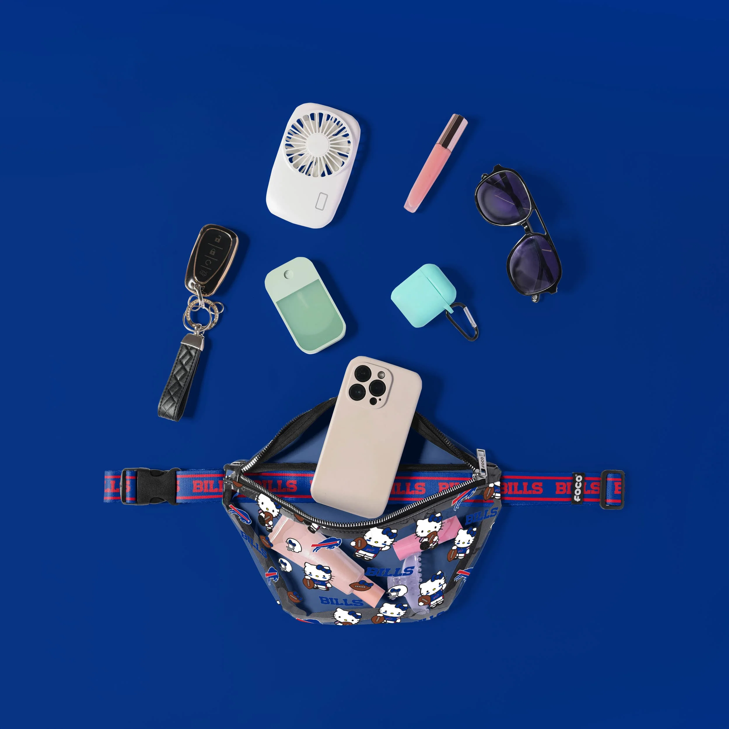 Buffalo Bills Hello Kitty® Clear Fanny Pack - Image 3