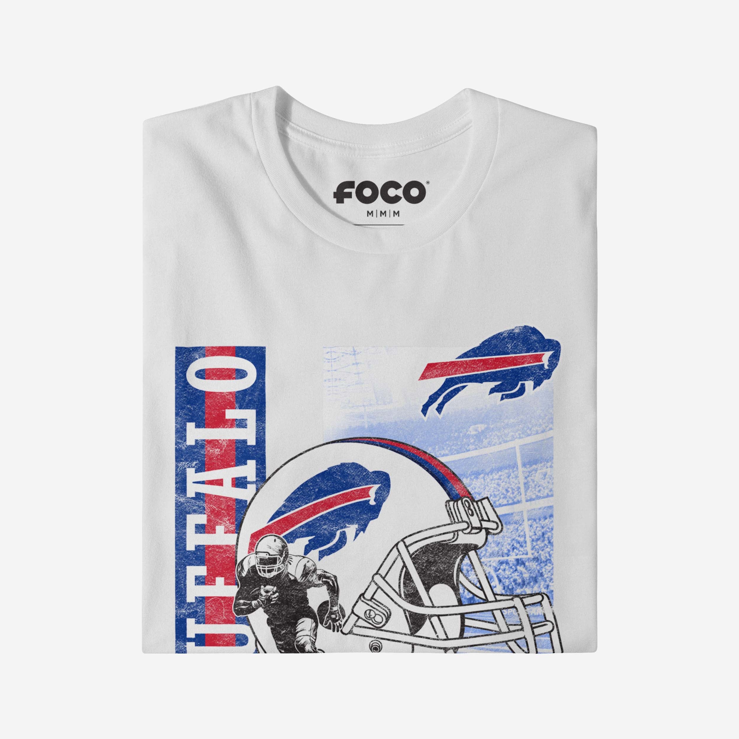 Buffalo Bills Helmet Dash T-Shirt - Image 4